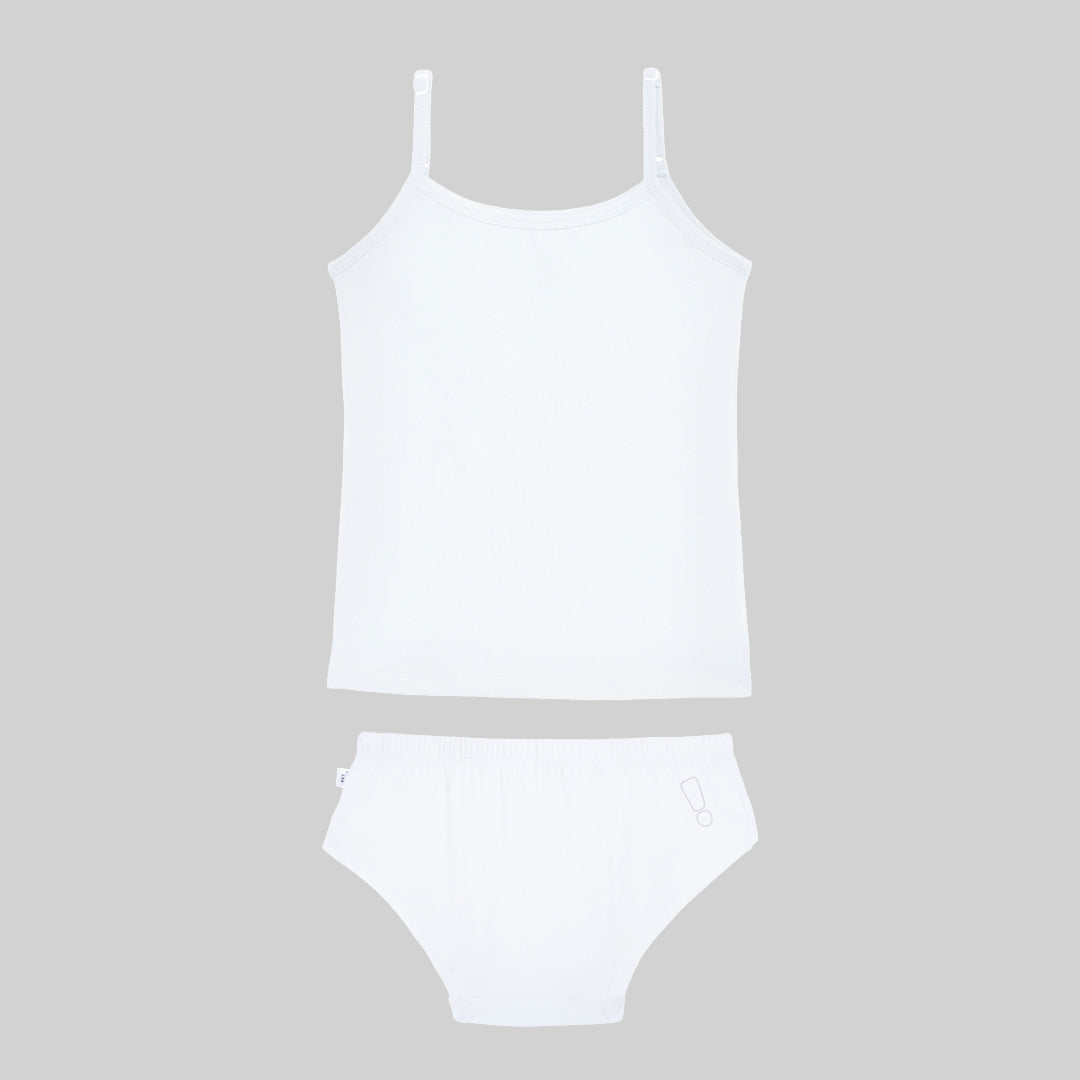 White Hipsters & Camisole Set