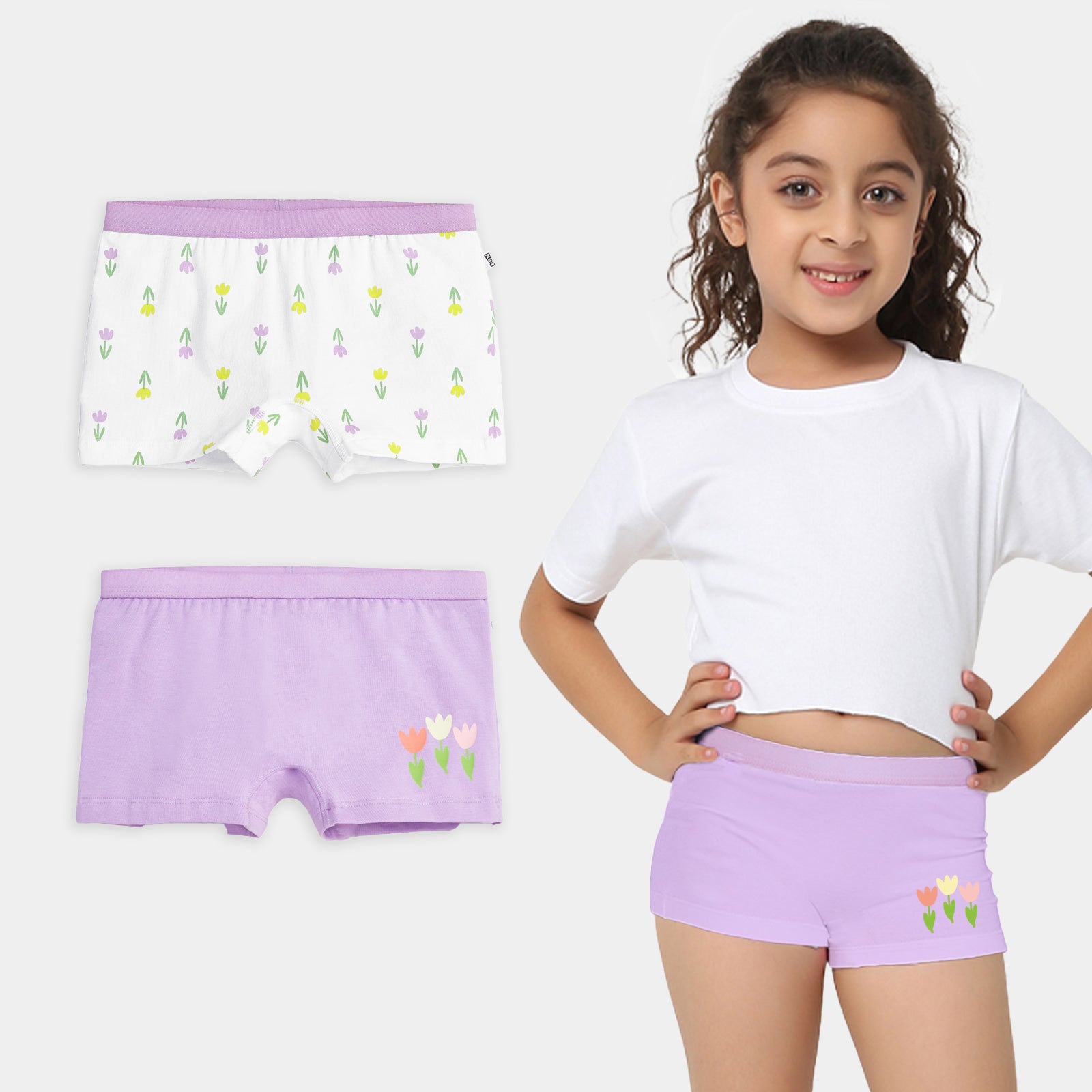 Tulip 2-Pack Girl Trunks