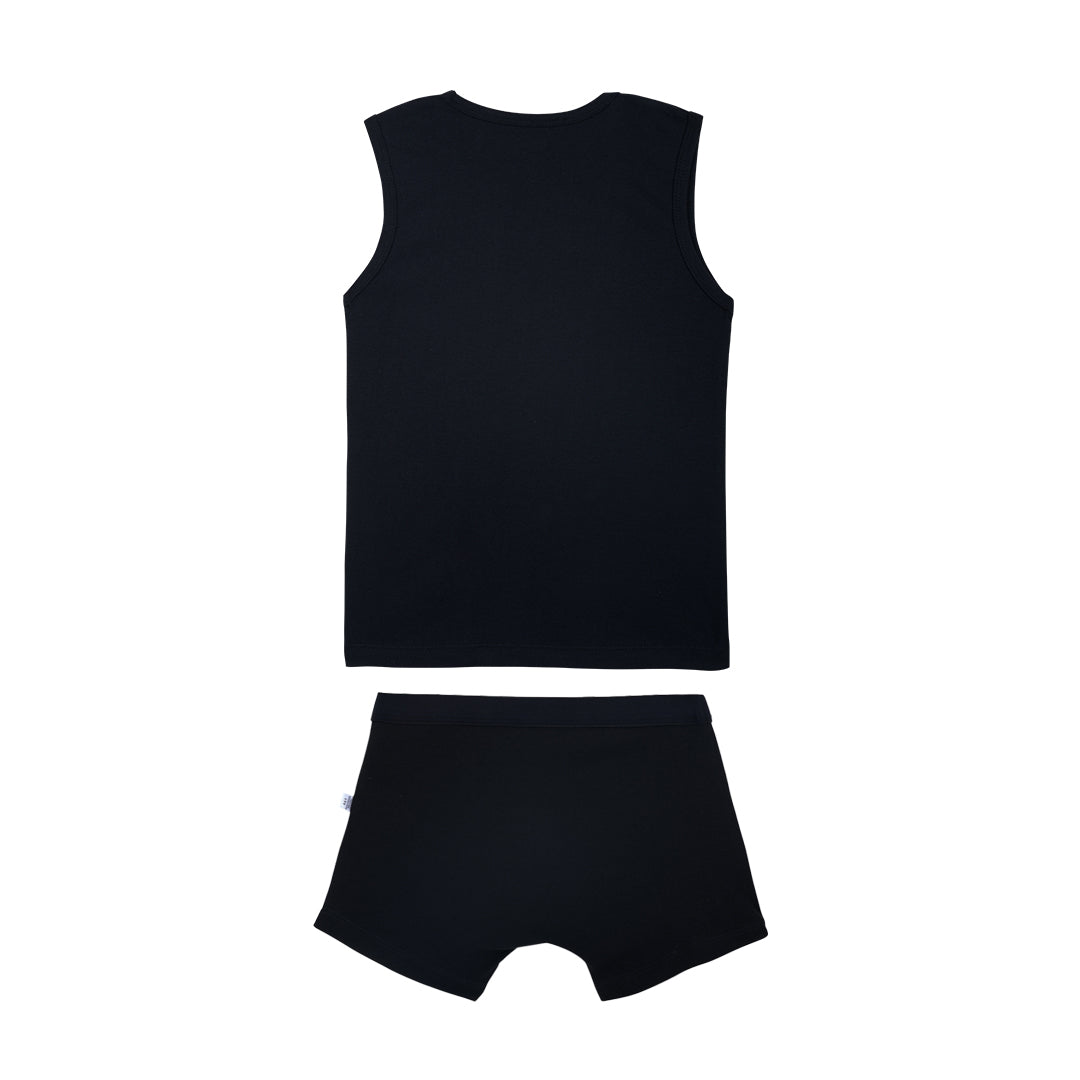 Black Trunk & Vest Set