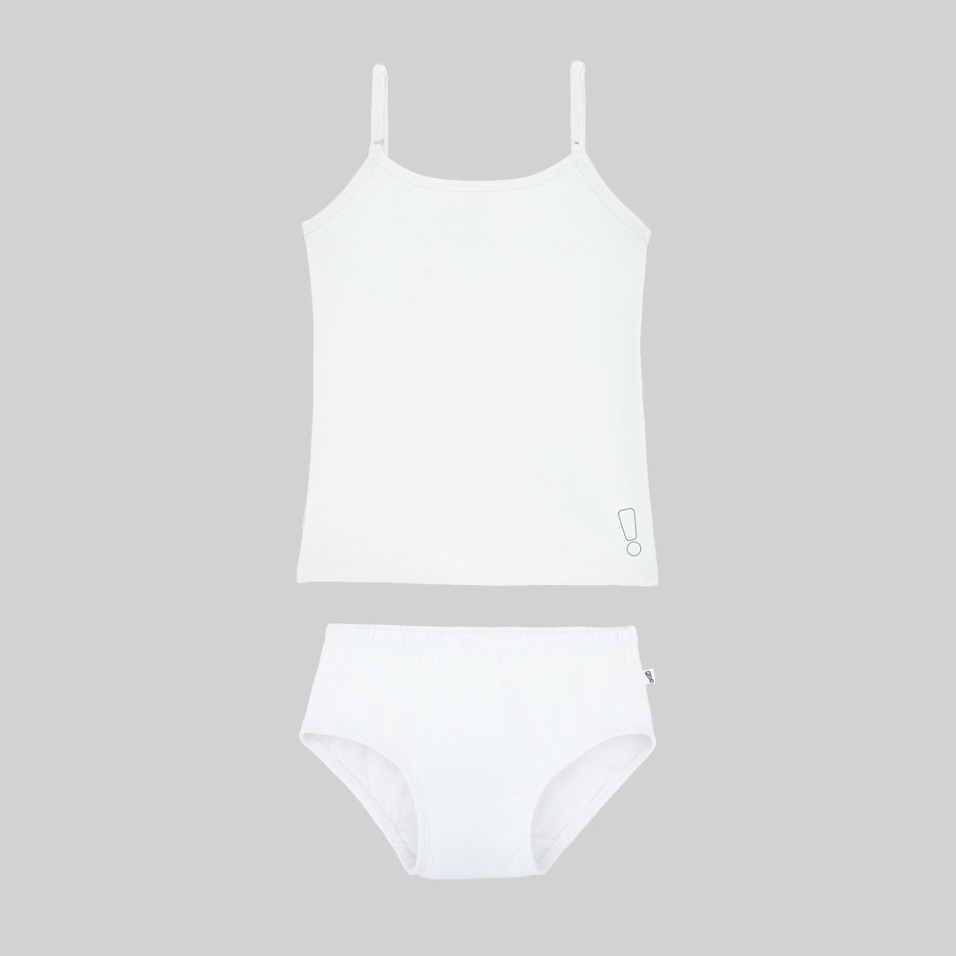 White Panty & Camisole Set