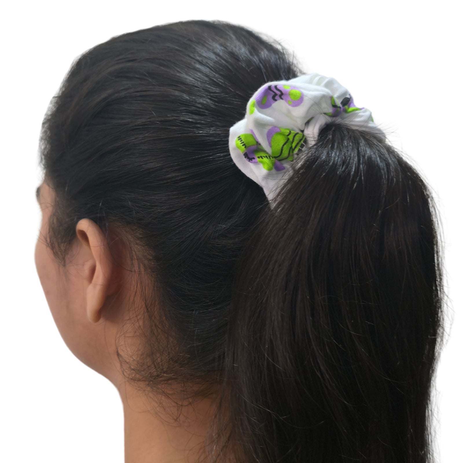 Lavender Butterflies Scrunchie
