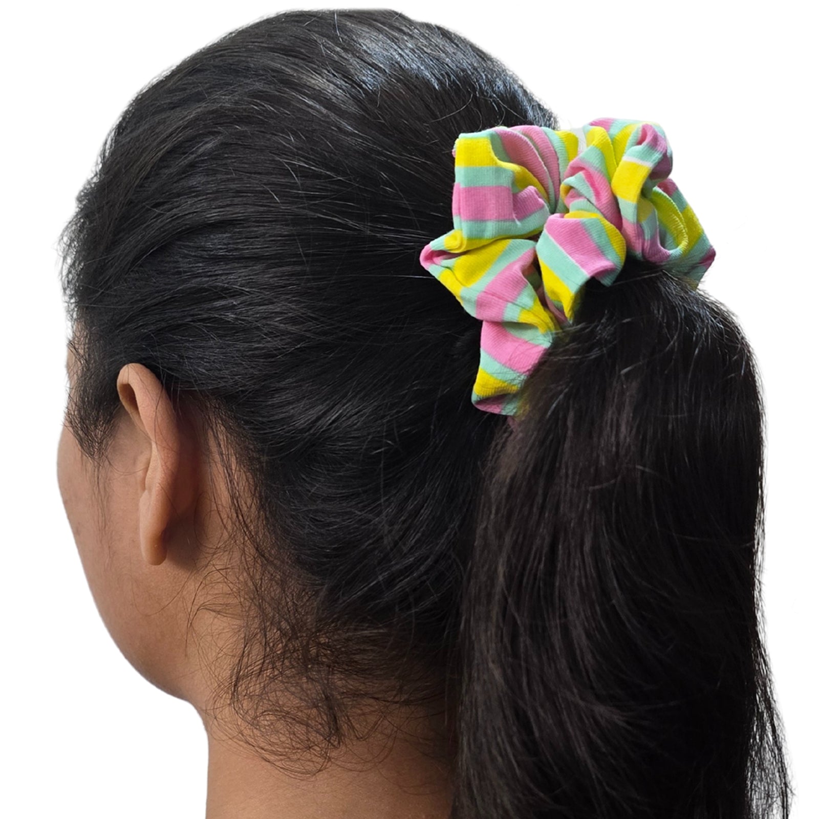 Pastel Stripes Scrunchie