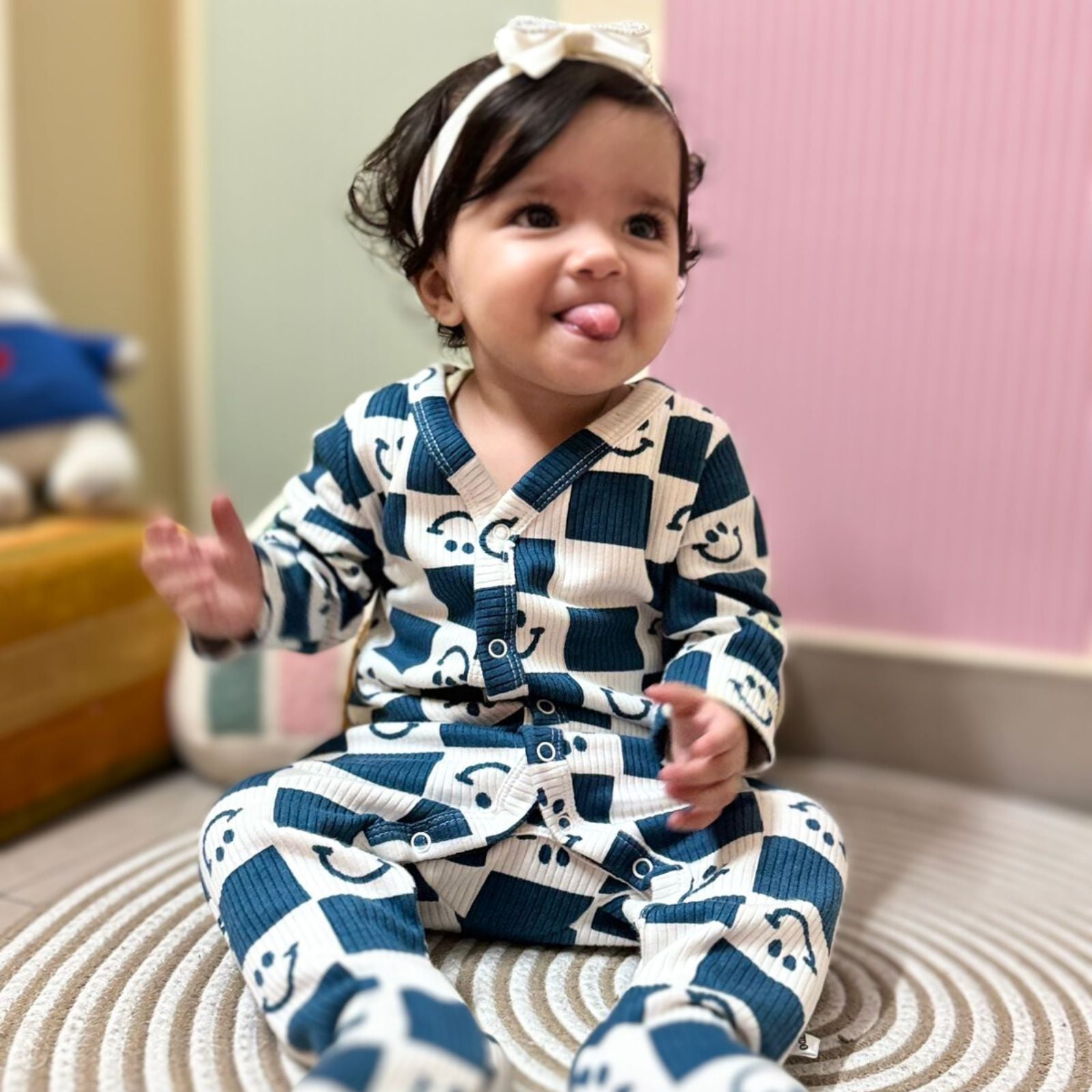 Pack Of 2 Rompers - Fluffies, Smiley for Boys