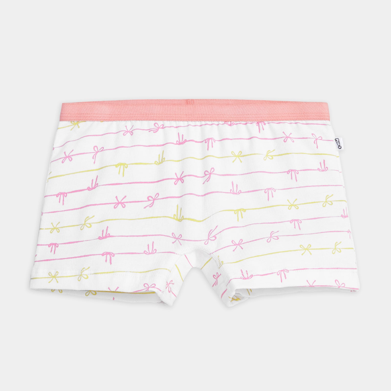 Bows White Preteen Trunks