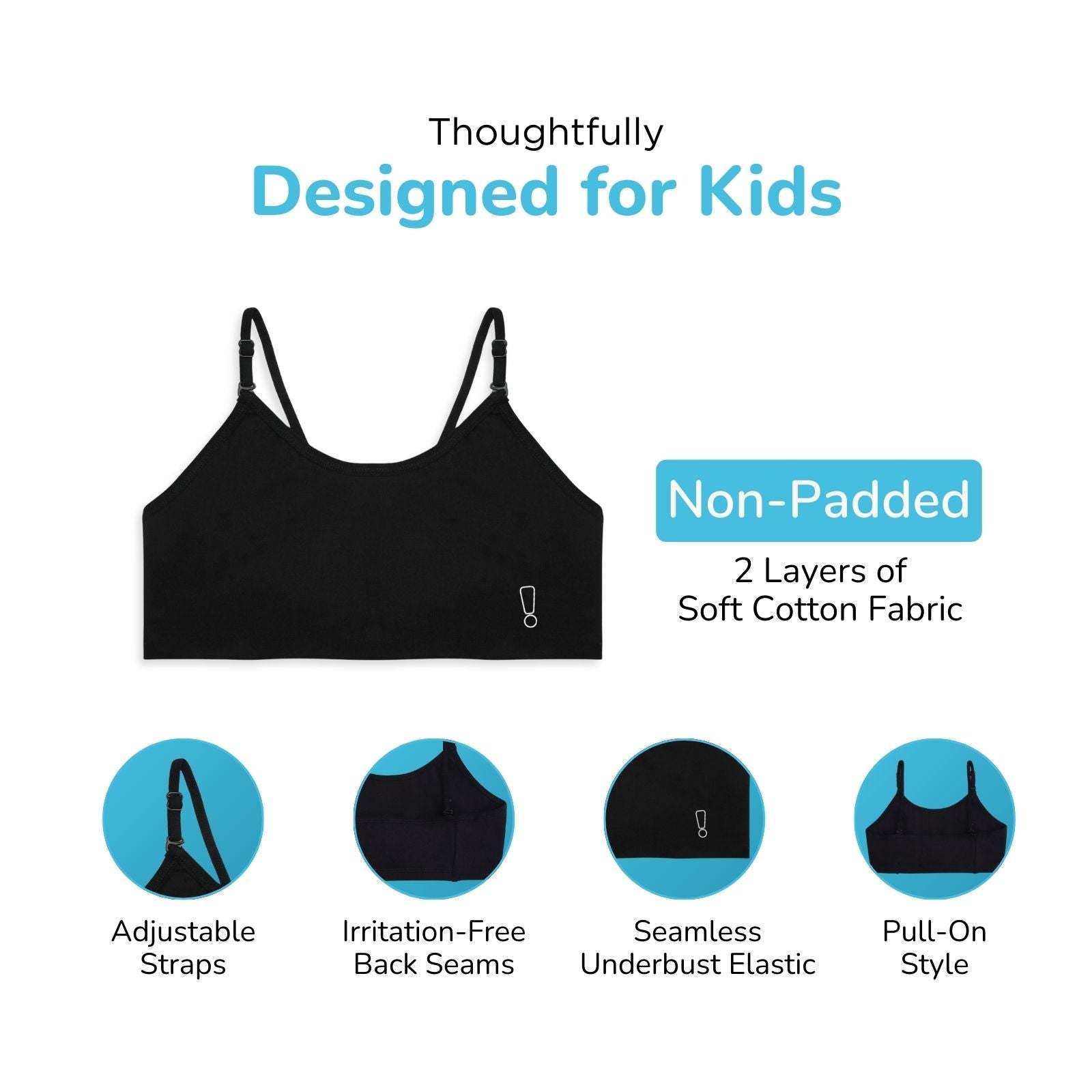 Basic 3-Pack Training Bras
