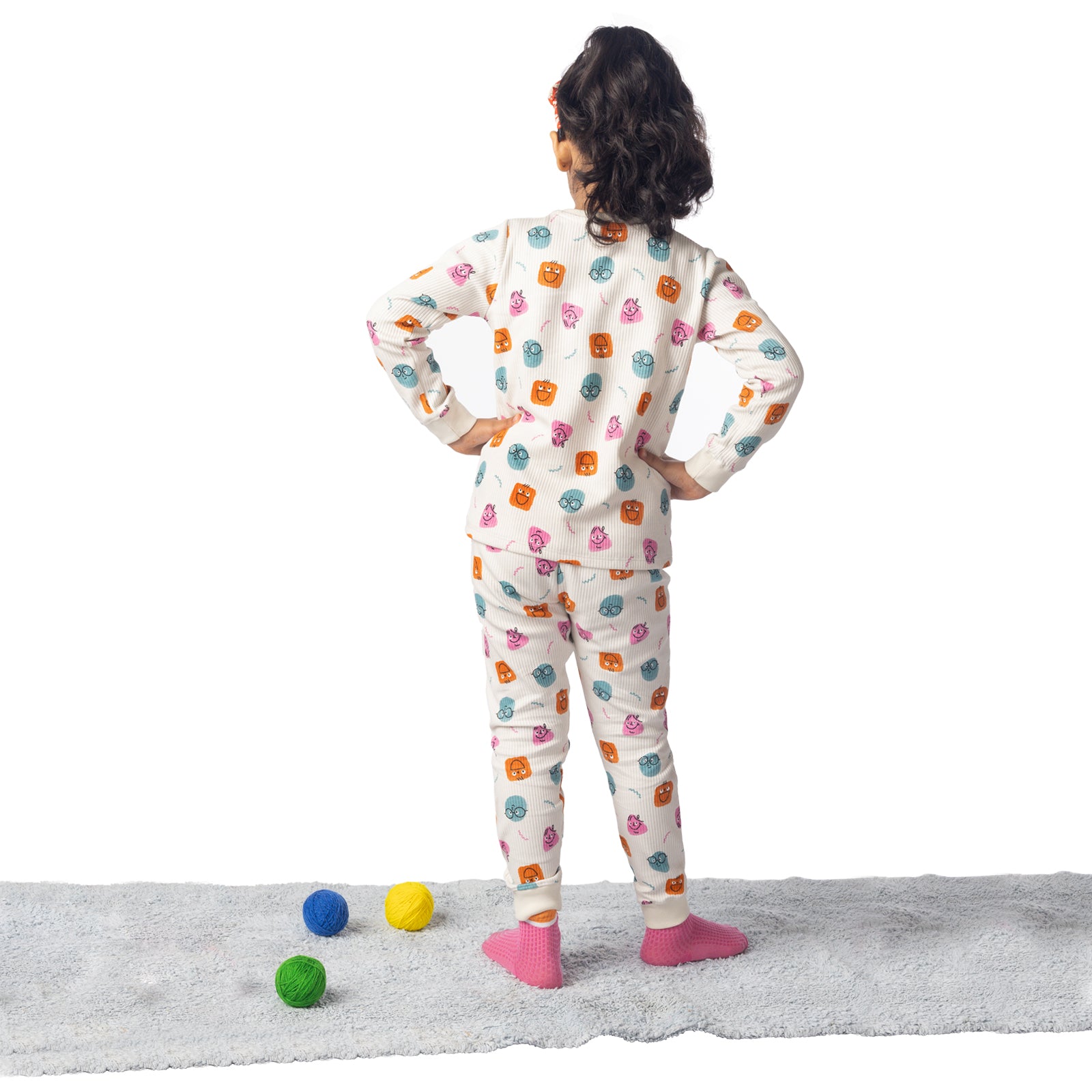 Fluffies Winter Co-ord Set for Girls