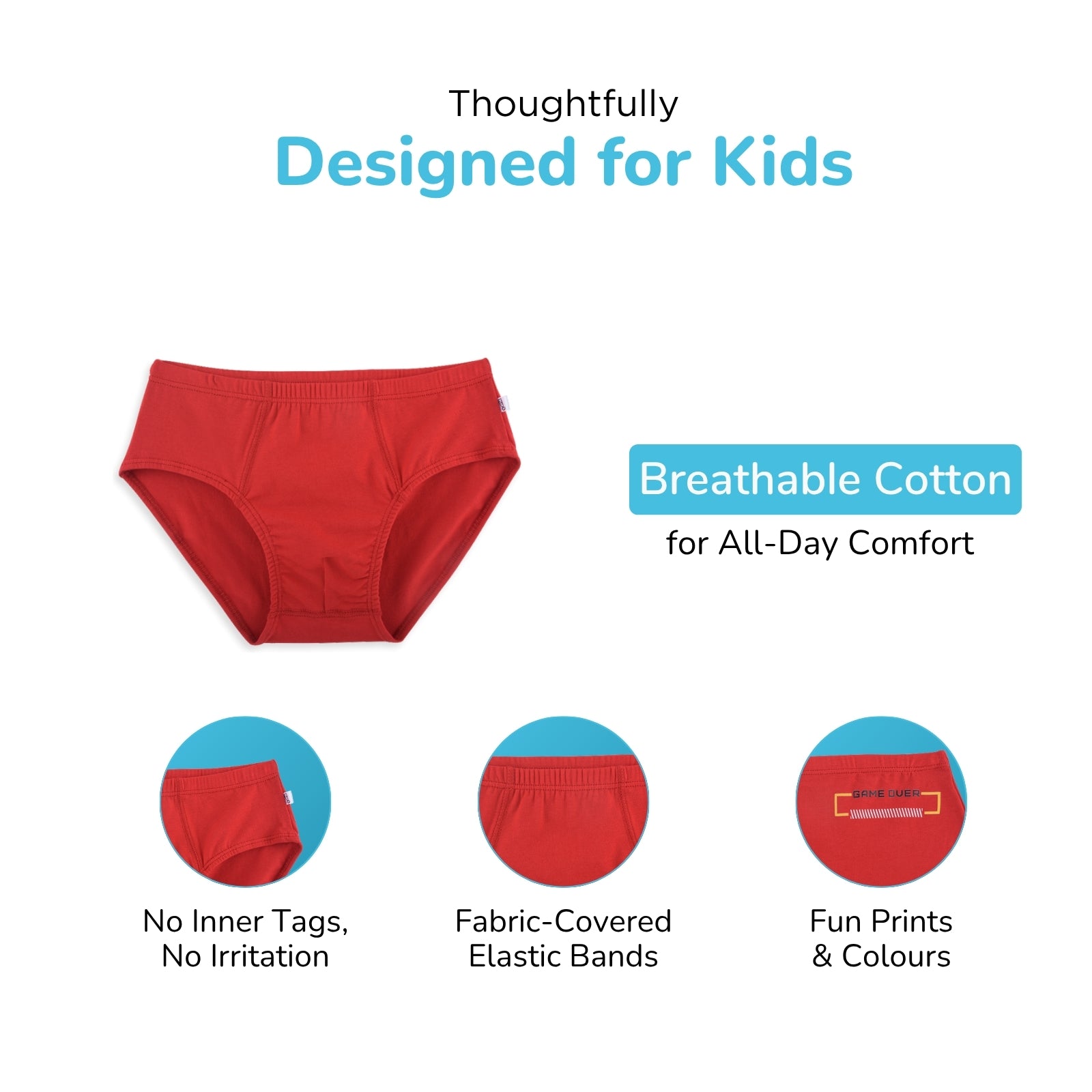 Game Over Sports Boy Brief