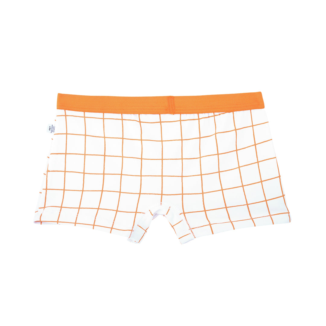 Orange Checks Girl Trunk