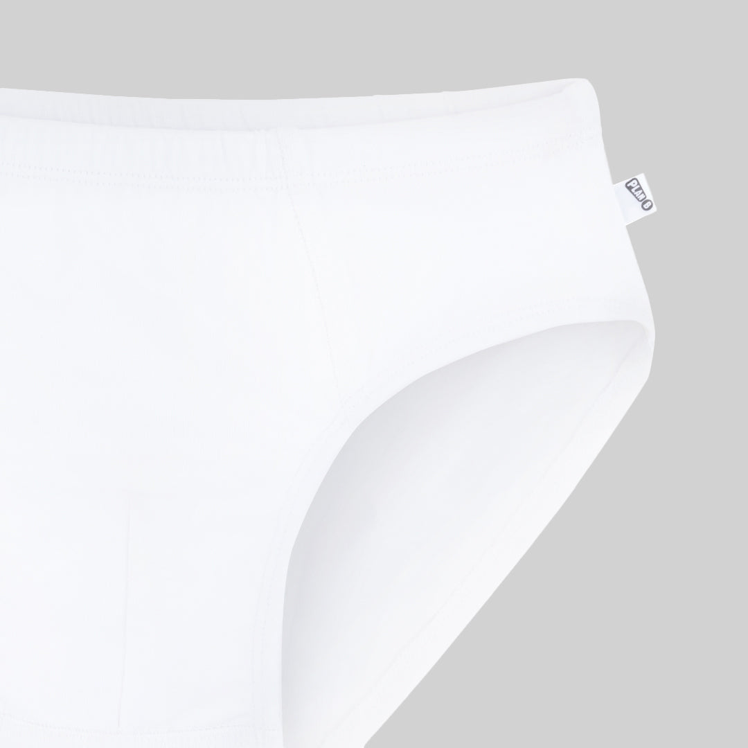 White Sports Brief & Vest Set