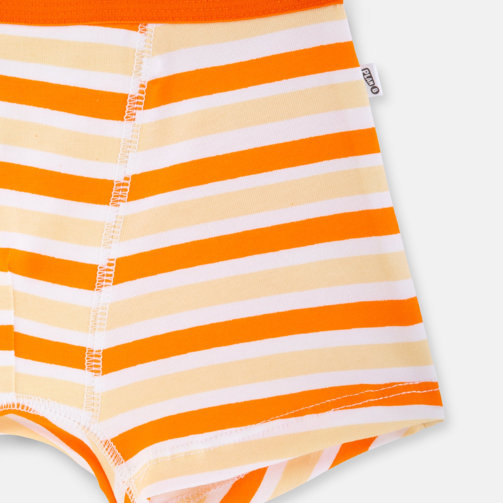 Orange Stripes Boy Trunk