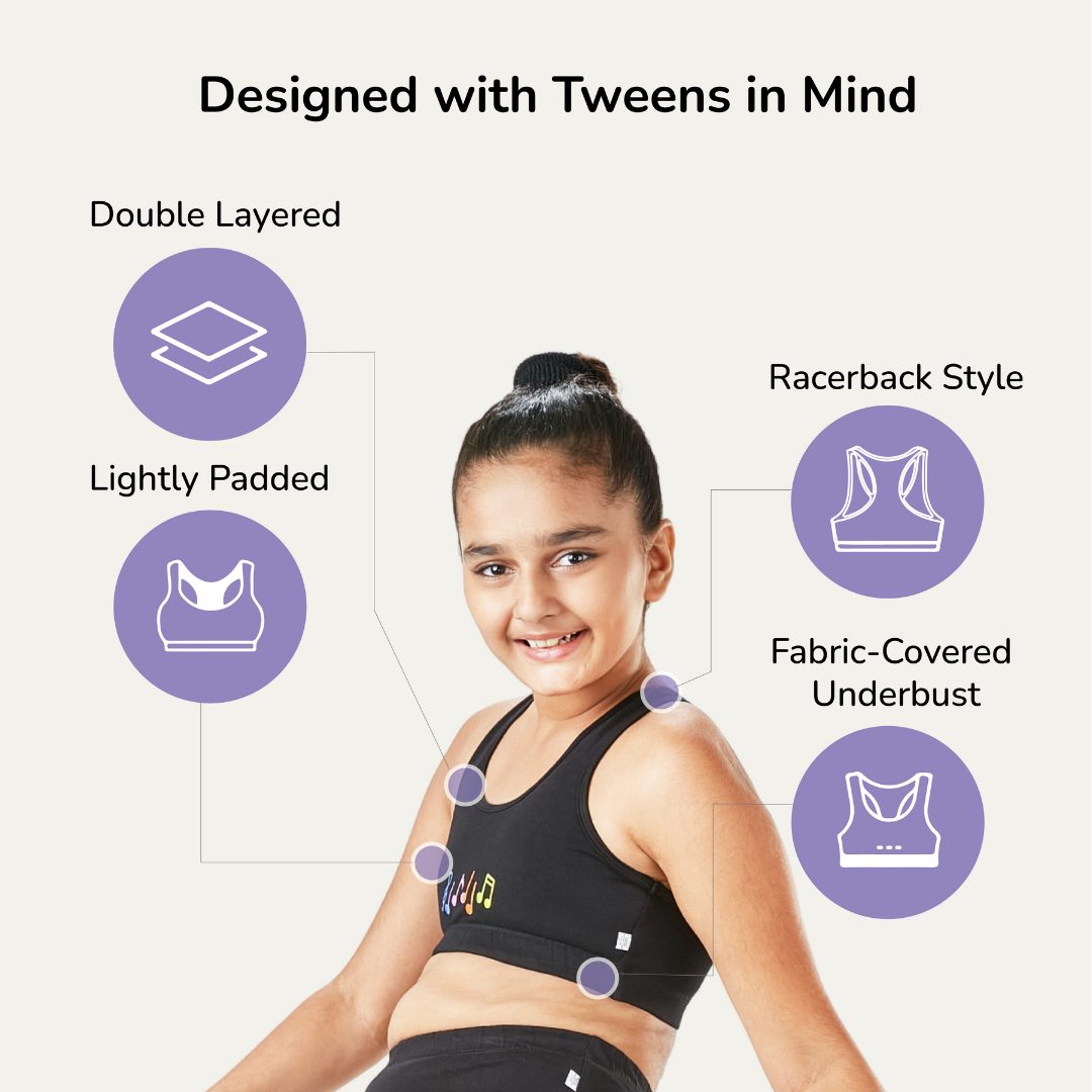 Sing-Song Lightly Padded Sports Bra- Racer Back