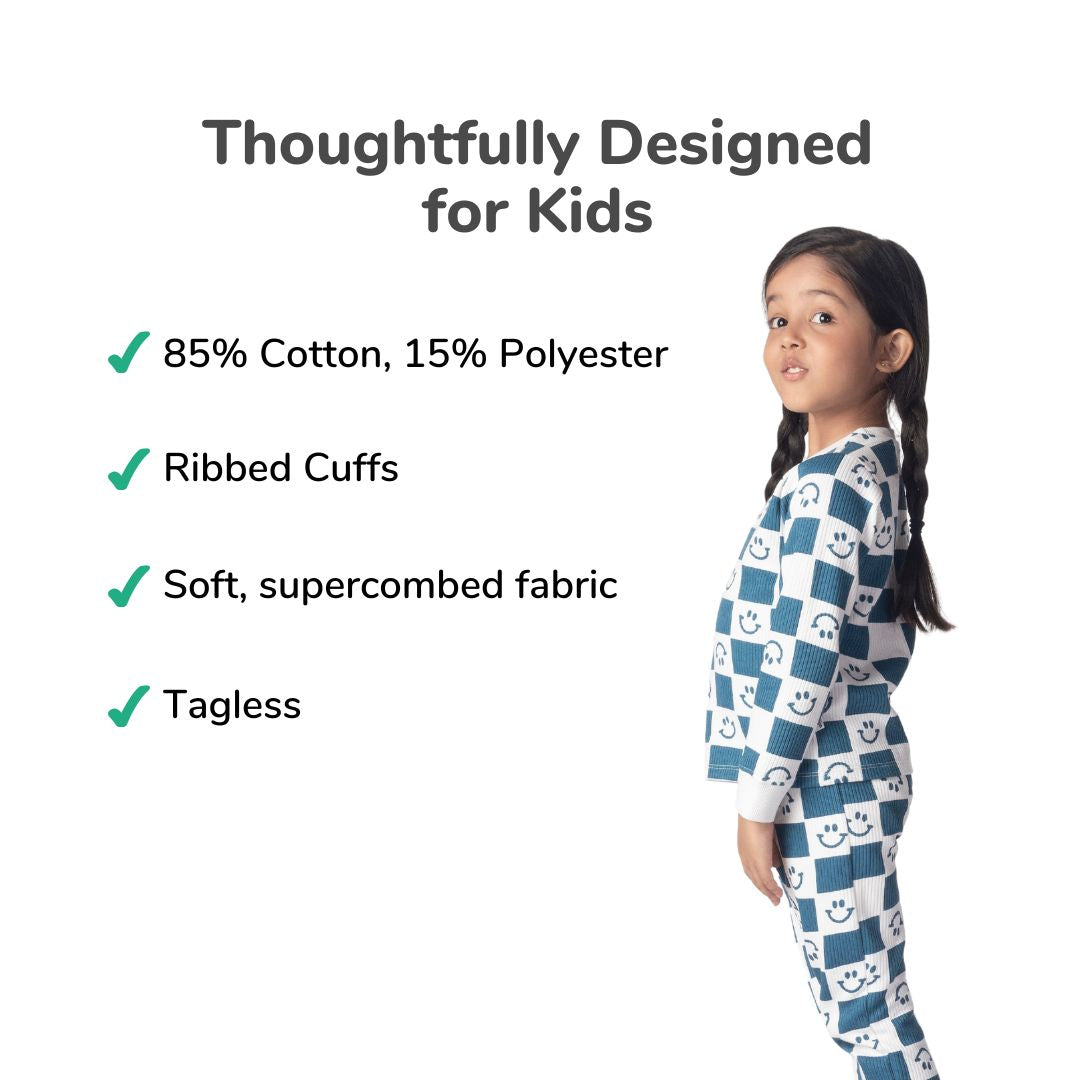 Smiley Winter Co-ord Set for Girls