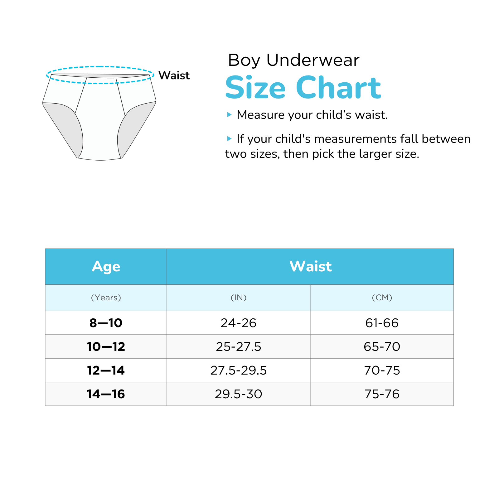 White Sports Boy Brief