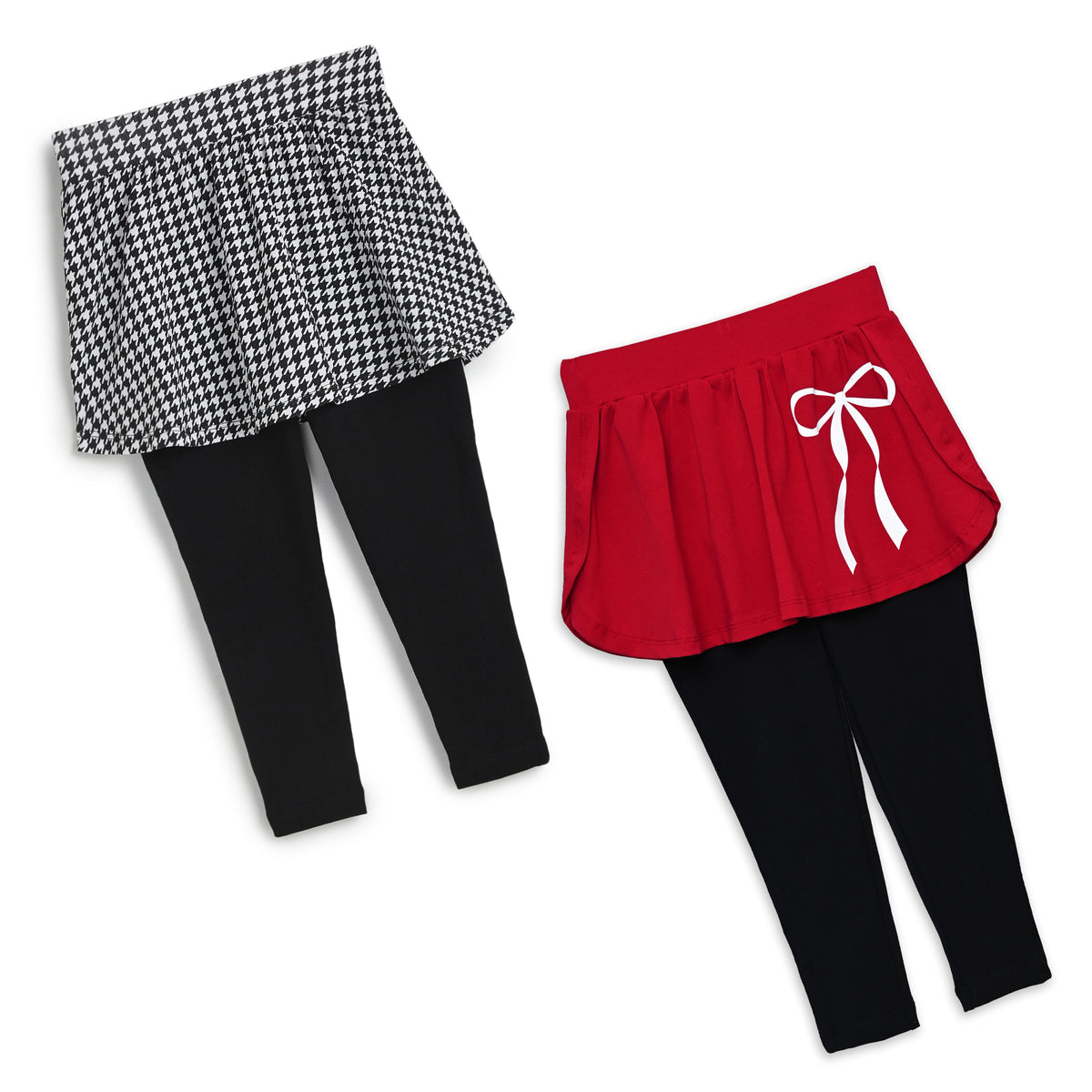 2 Pack Skeggings – Bow & Houndstooth
