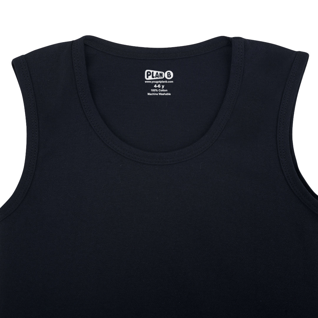 Black Trunk & Vest Set