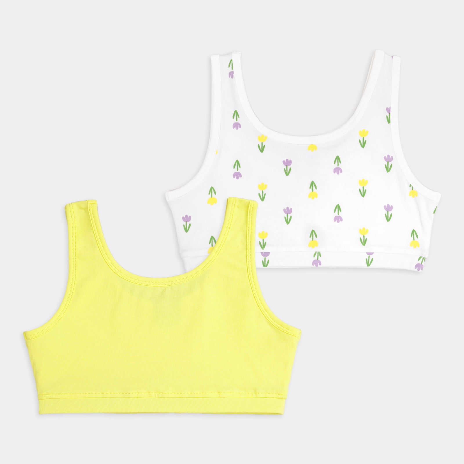 U-Shaped Double Layered Sports Bra - 2-Pack