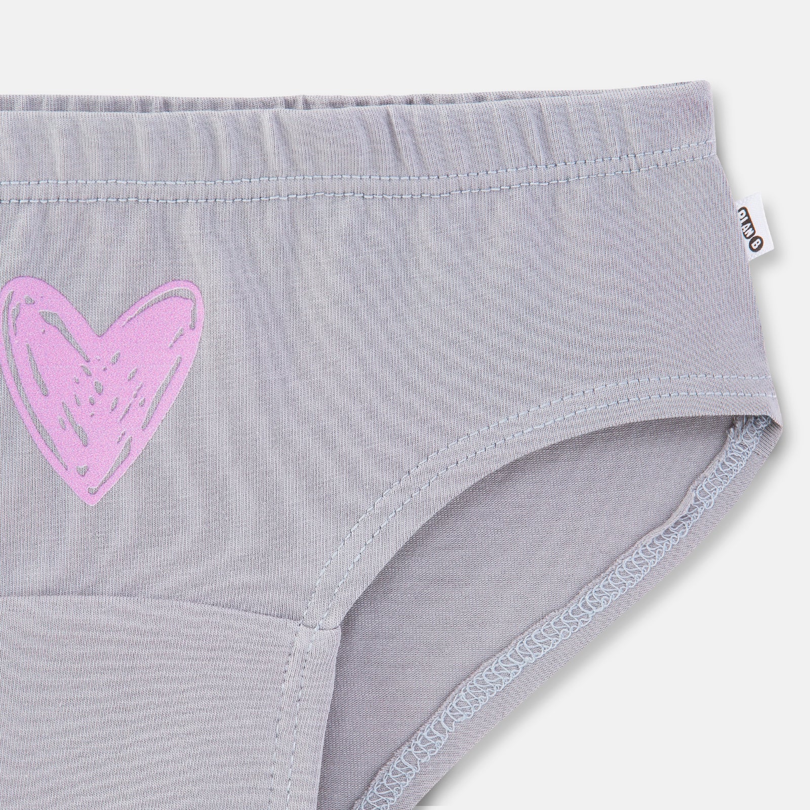 All Hearts Grey Preteen Hipsters
