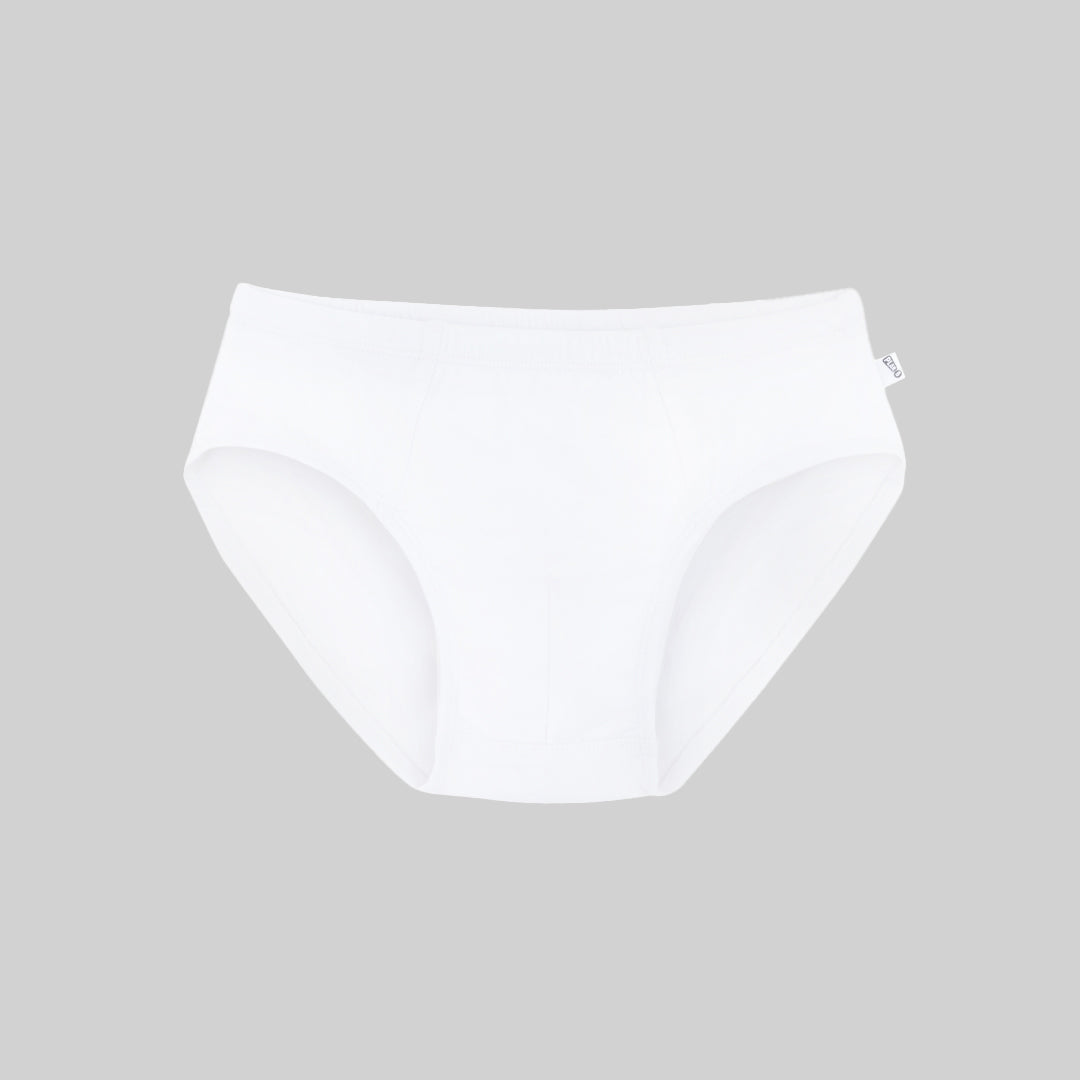 White Sports Brief & Vest Set