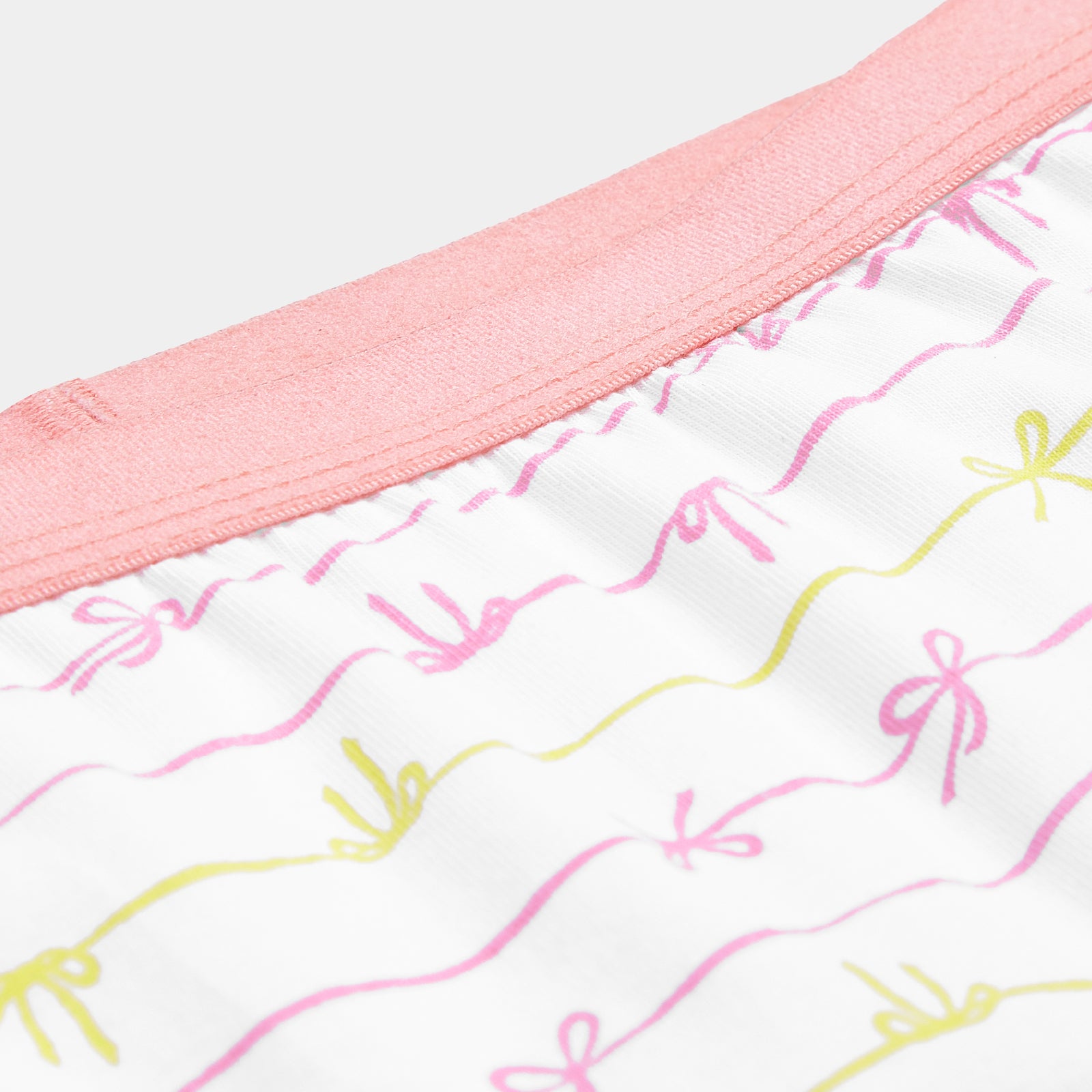Bows White Preteen Trunks