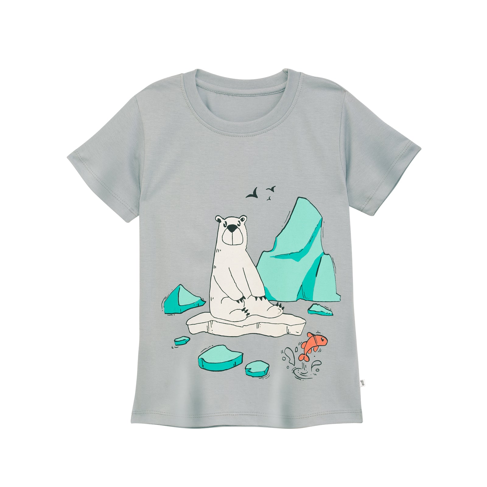 Polar Bear PJ & Tee Nightsuit - Glow in the Dark