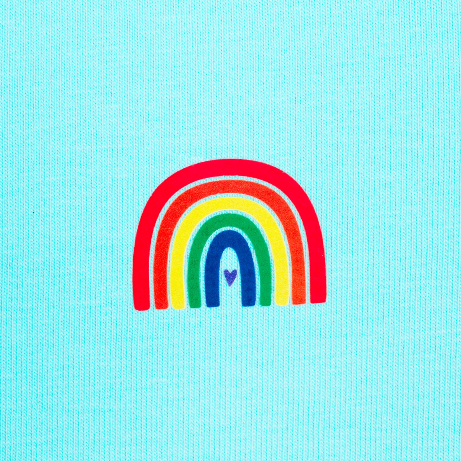 Blue Rainbow Boxy T-shirt