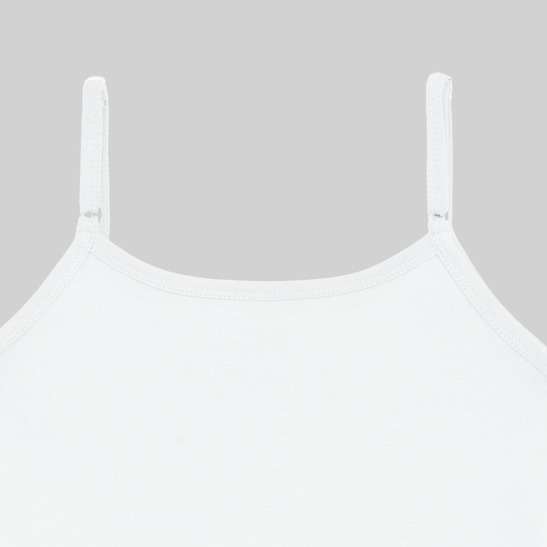 White Trunk & Camisole Set