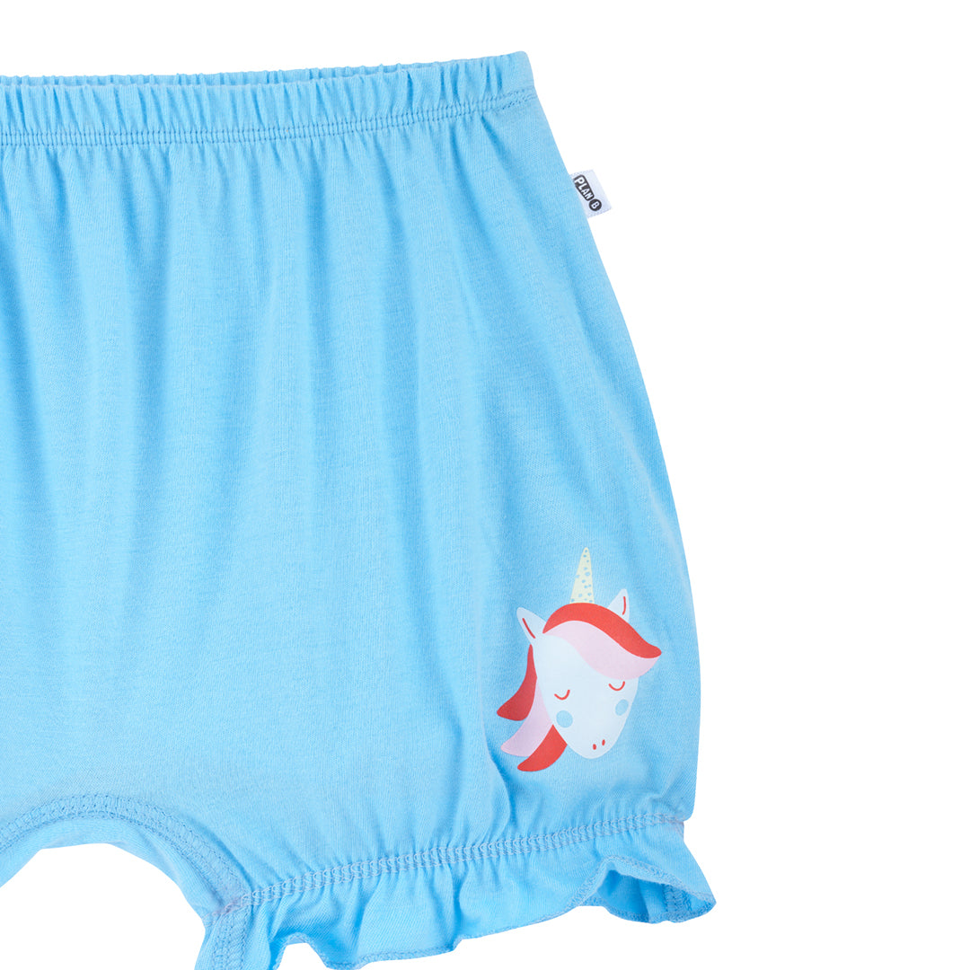 Blue Unicorn Bloomer