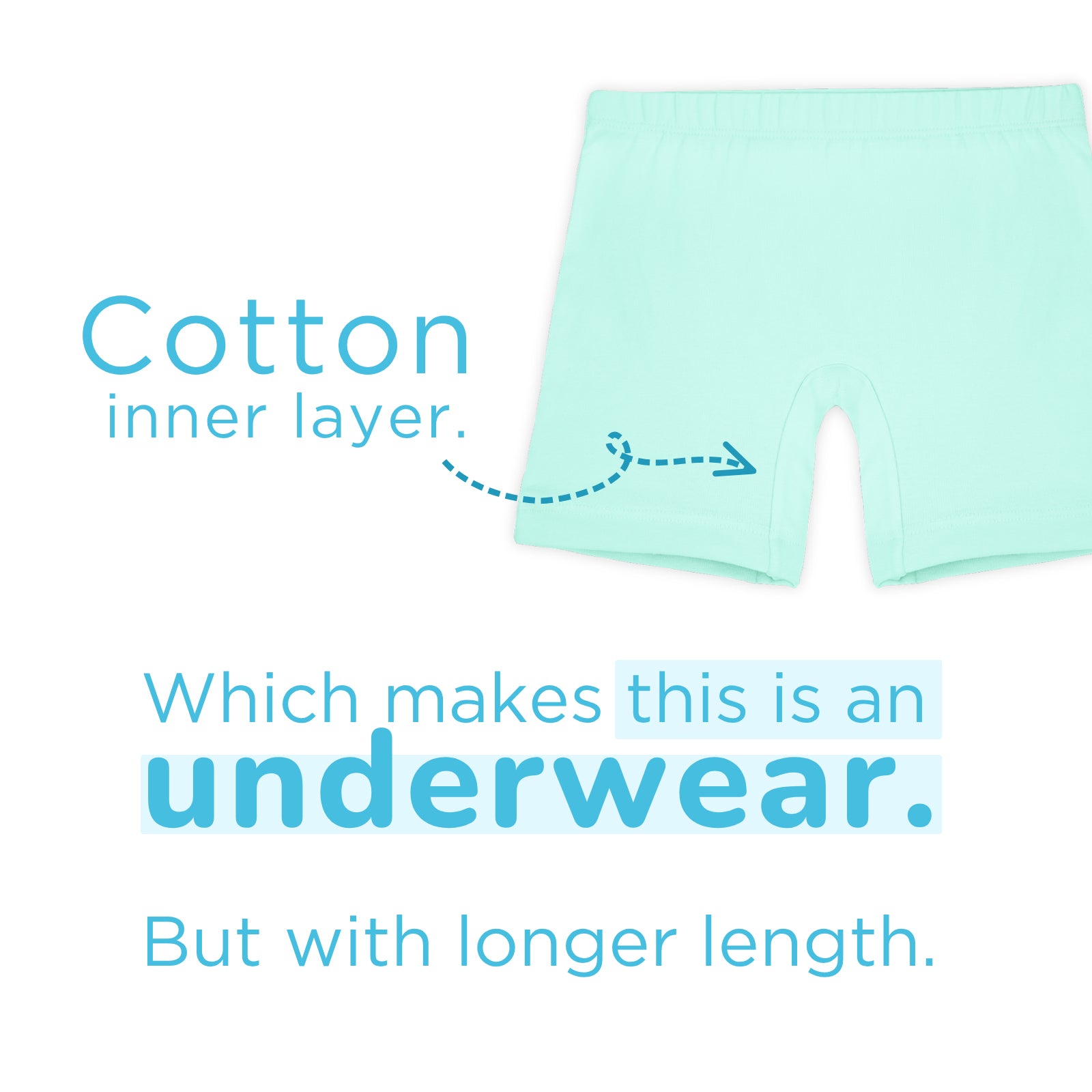 Black & Mint 2-Pack Inner Shorts