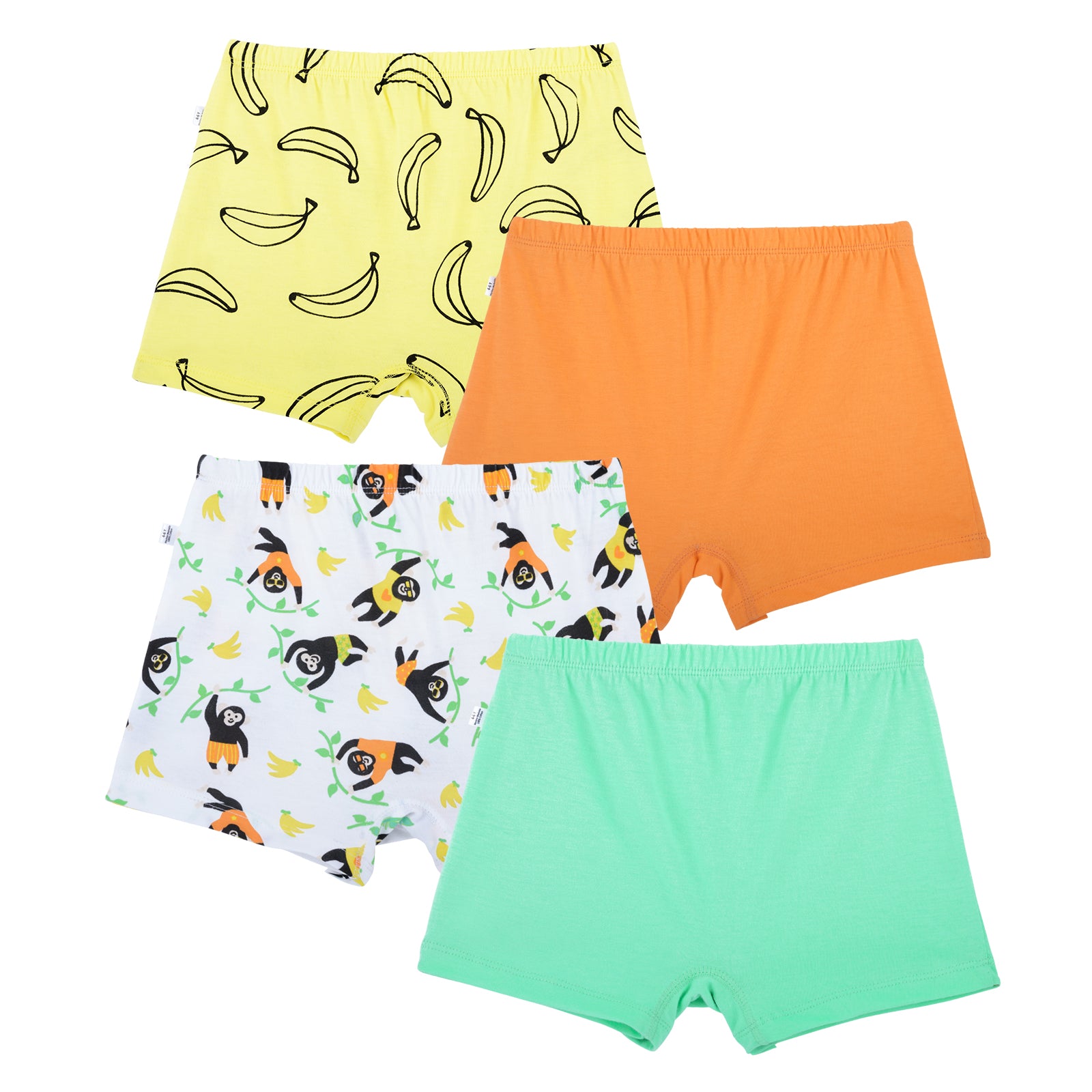 Monkey Time - 4-Pack Girls Boxer