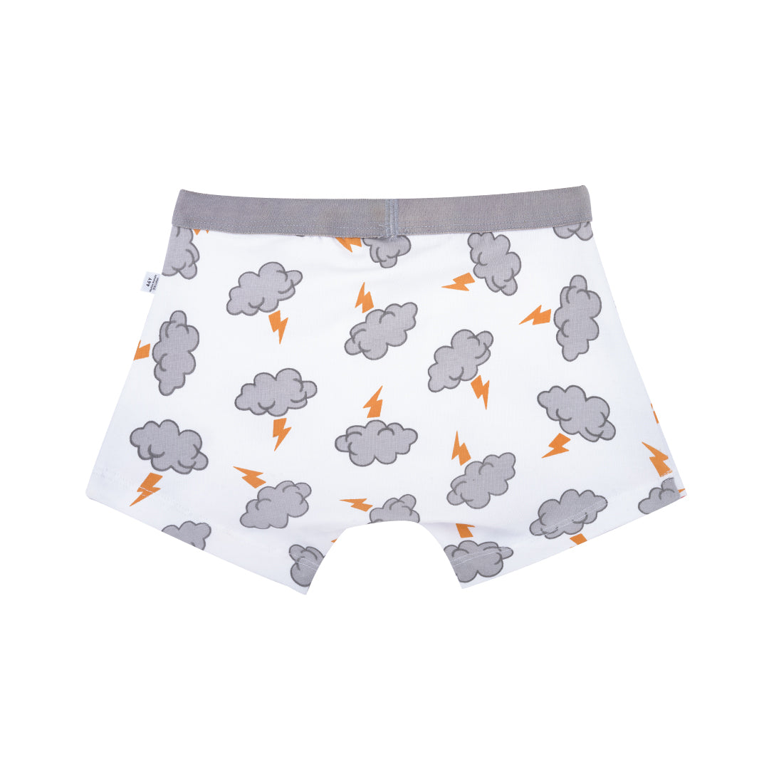 Thunderstrom White Boy Trunks