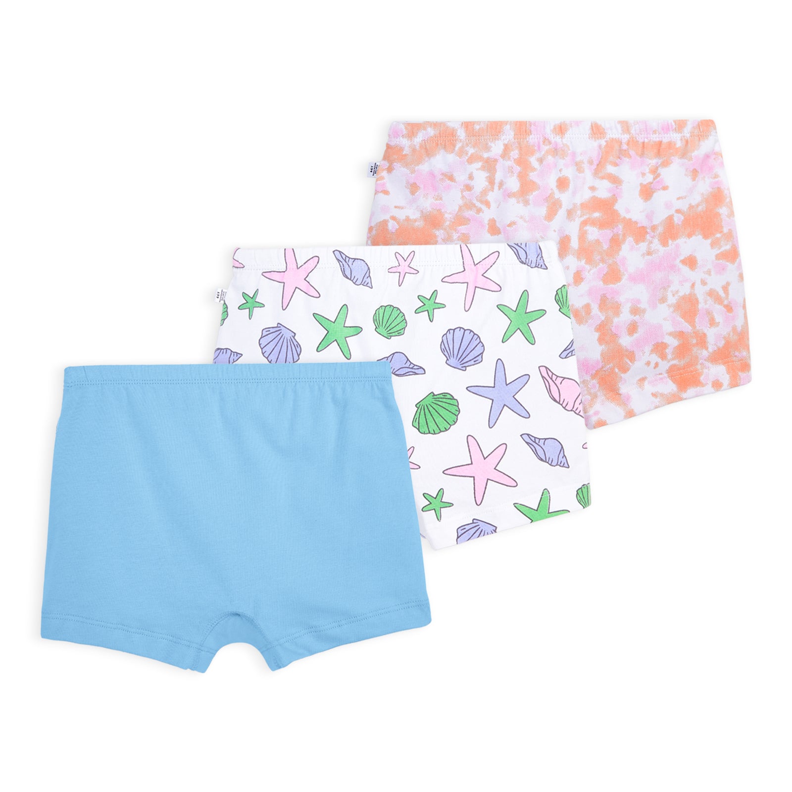 Seashells 3-Pack Girl Boxer
