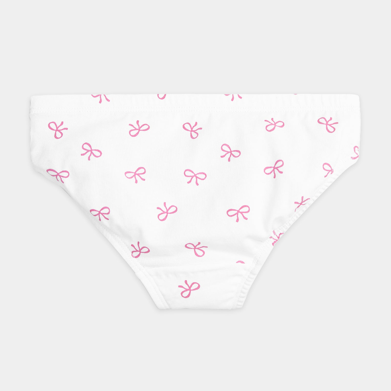 White Bow Low Waist Panty