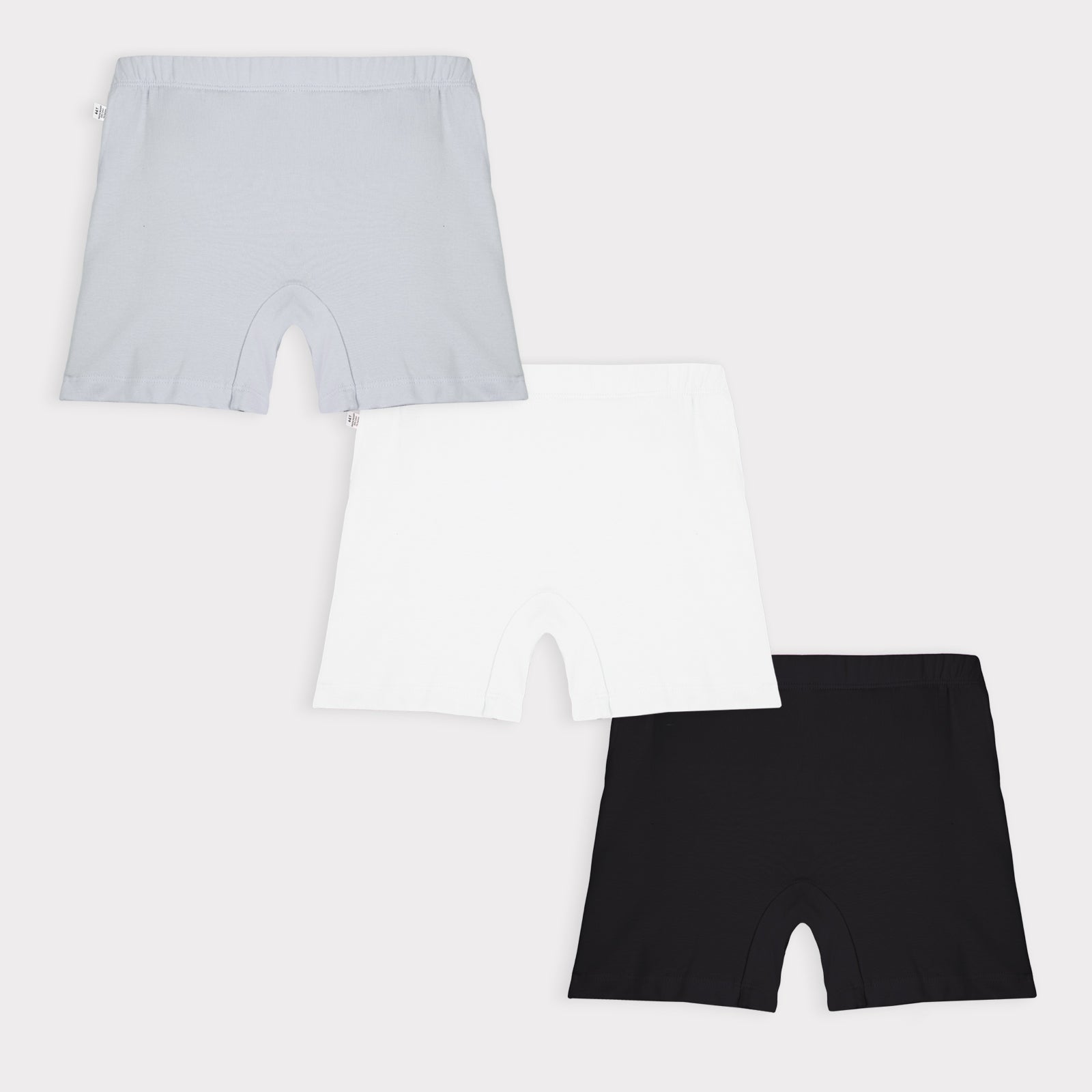 3-Pack Inner Shorts - White, Black, Grey