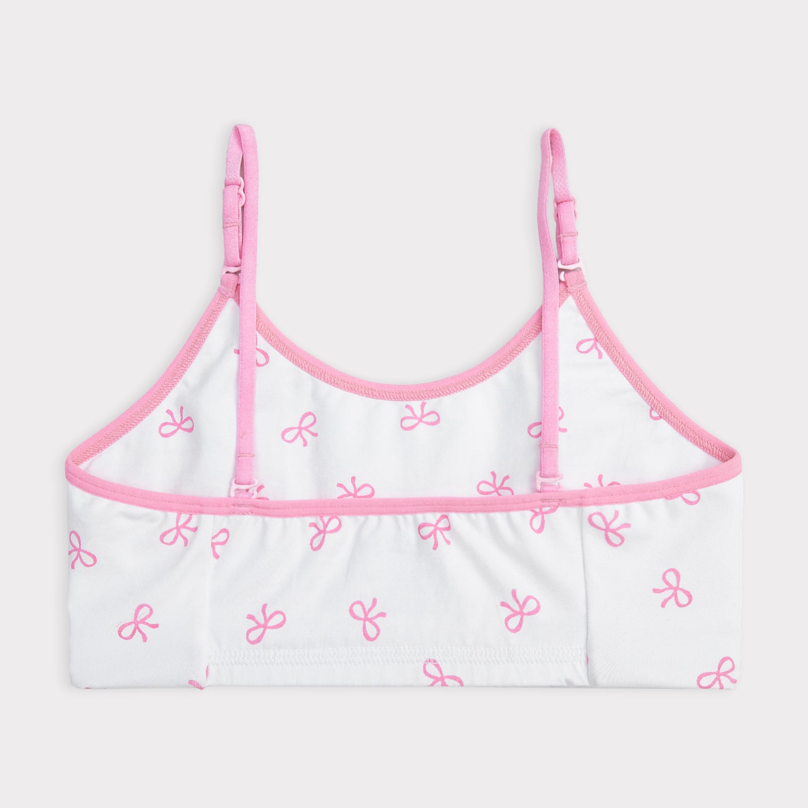 White Bow Training Bra