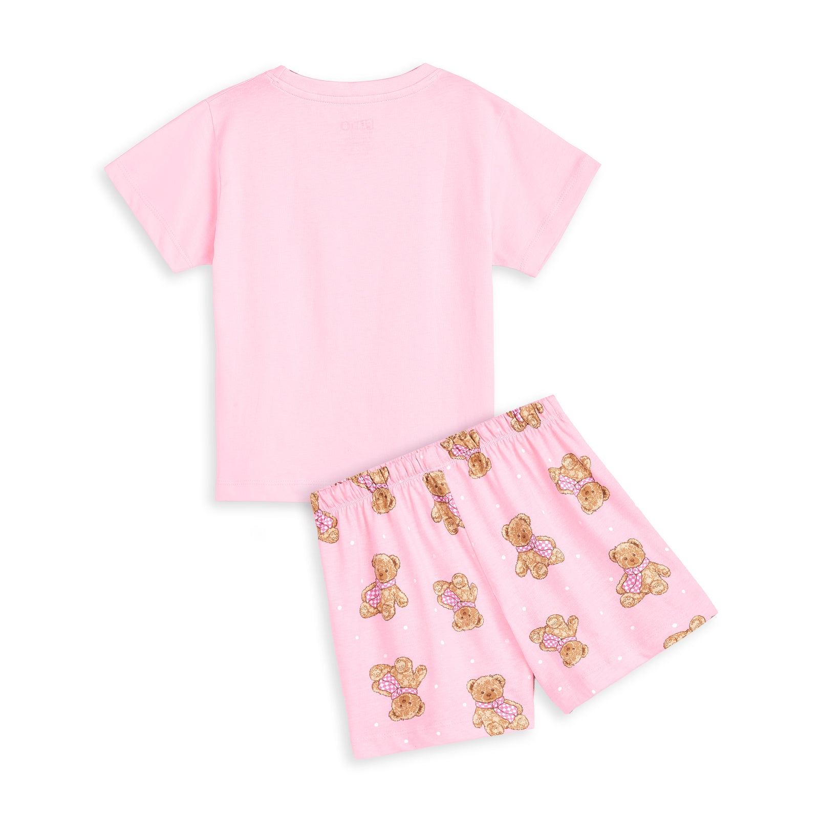 Pink Teddy Shorts Nightsuit