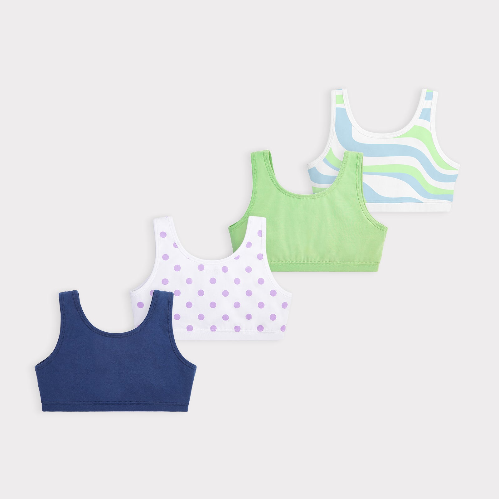 U-Shaped Double Layered Sports Bra - 4-Pack Bali