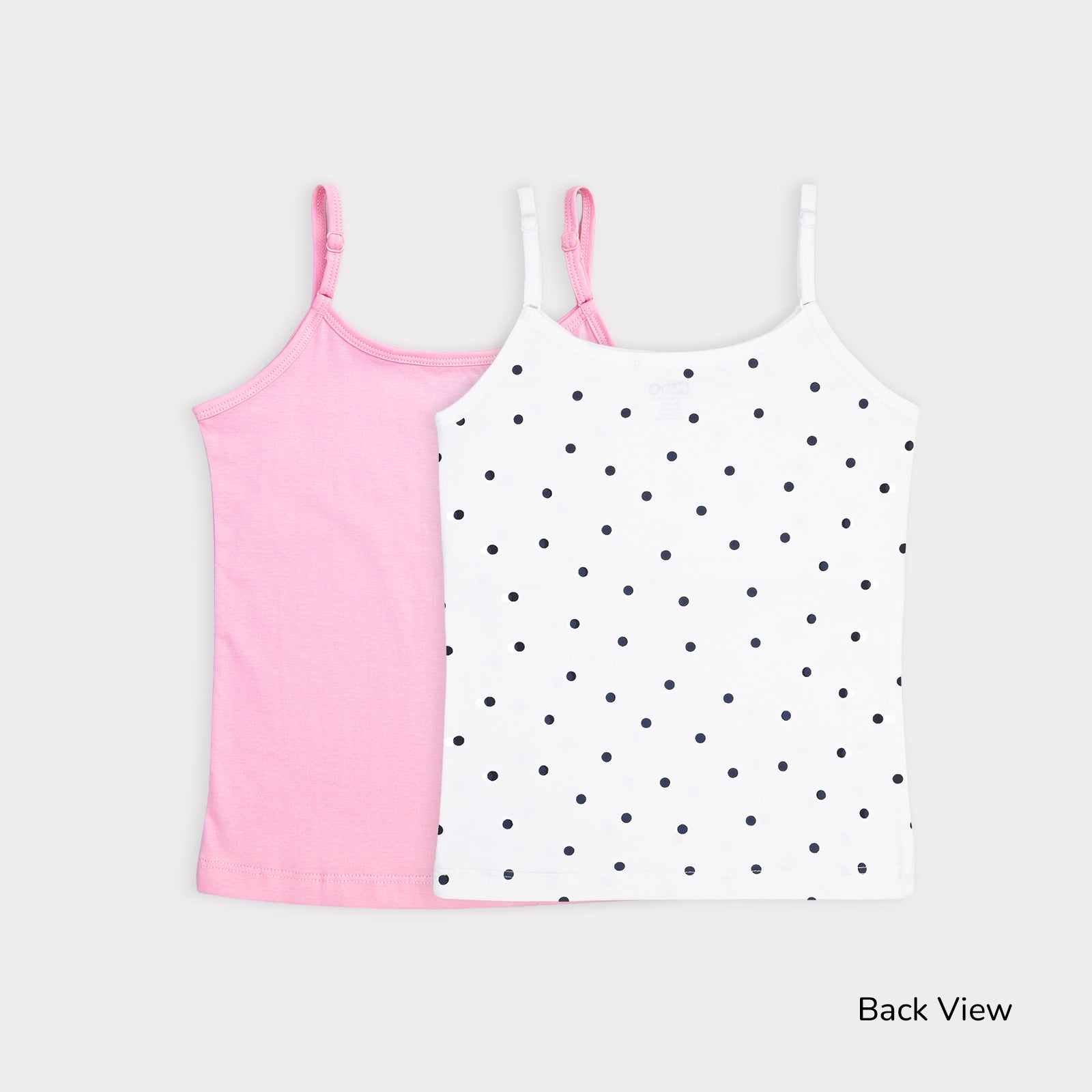 White Polka & Pink 2-Pack Camisoles