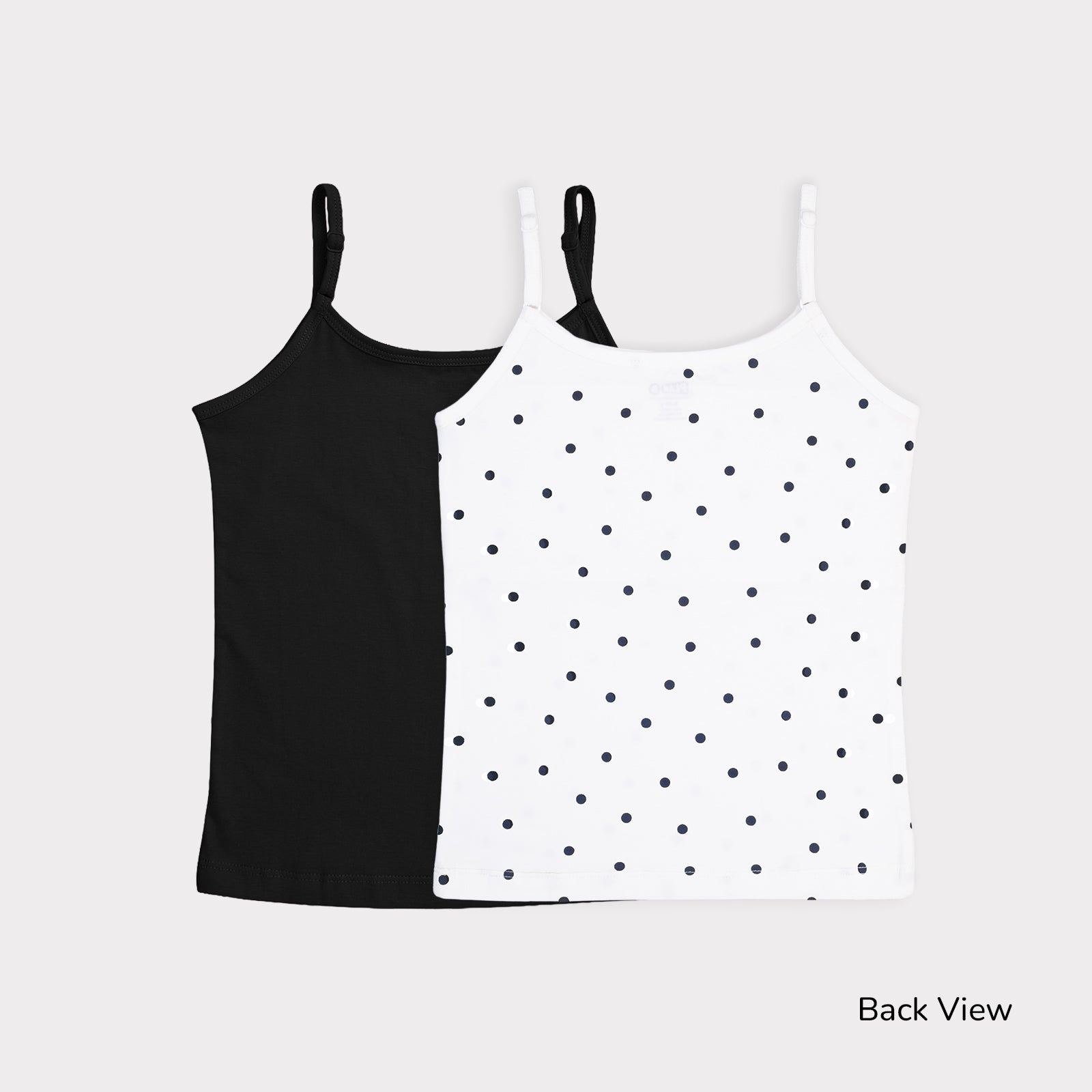 Black & White Polka 2-Pack Camisoles