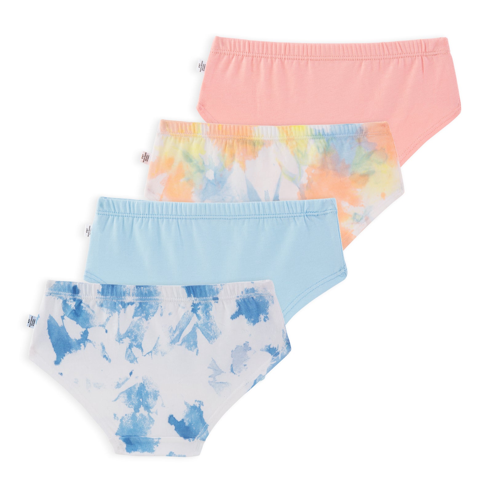 Tye Dye 4-Pack Preteen Hipsters