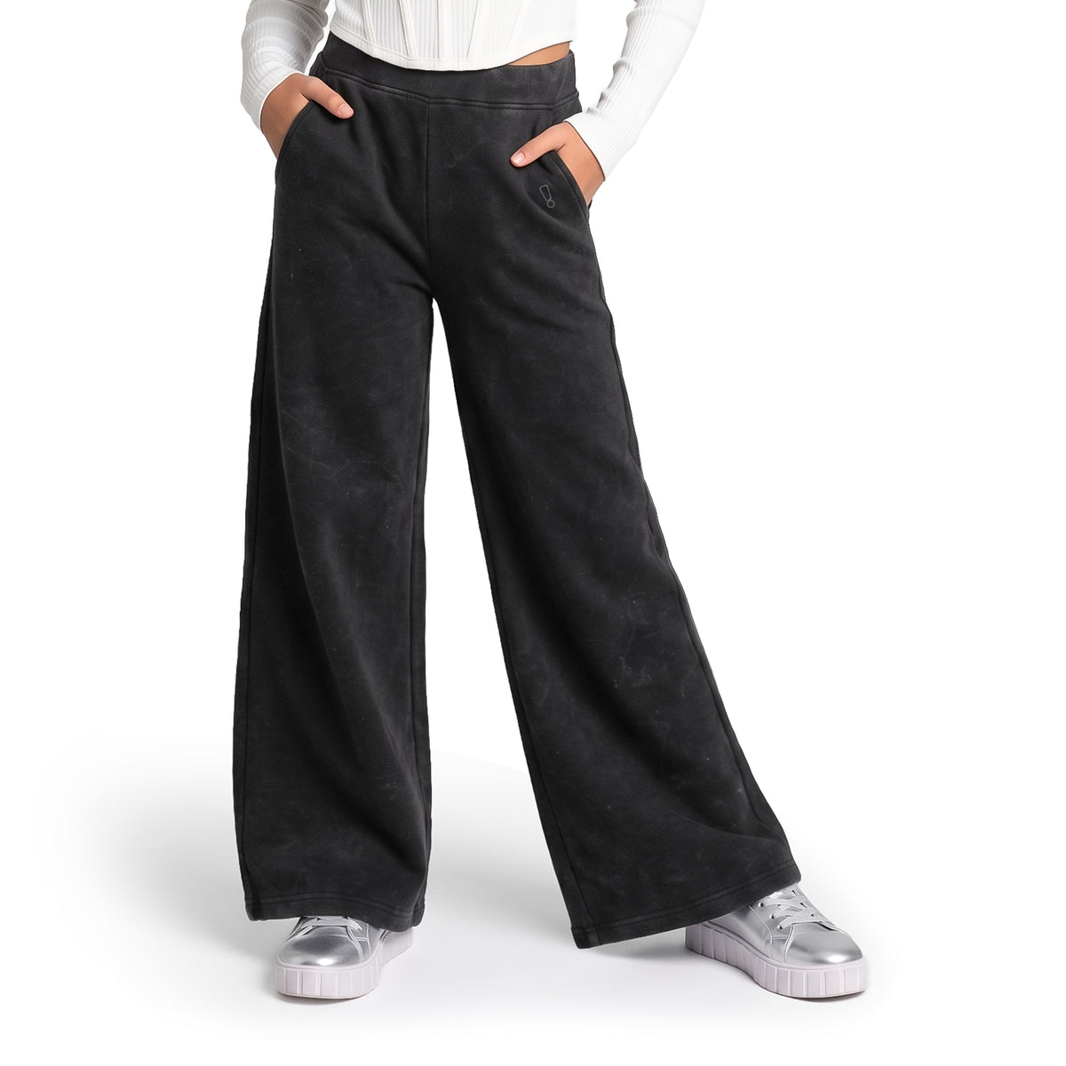 Wide Leg Pants - Black