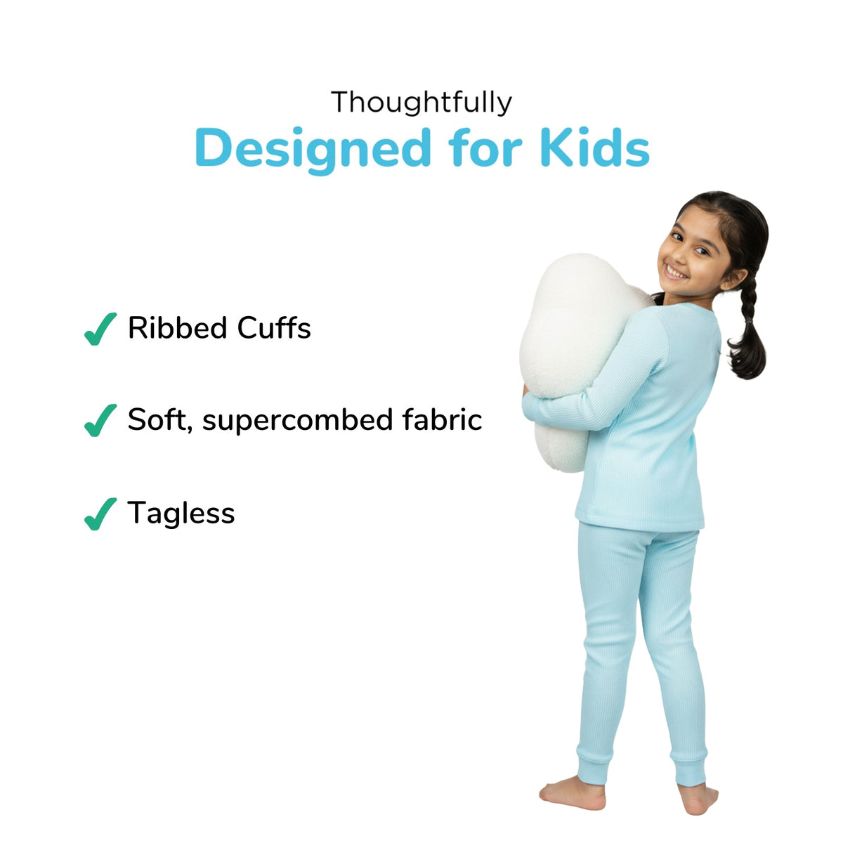 Blue Thermal Set for Girls