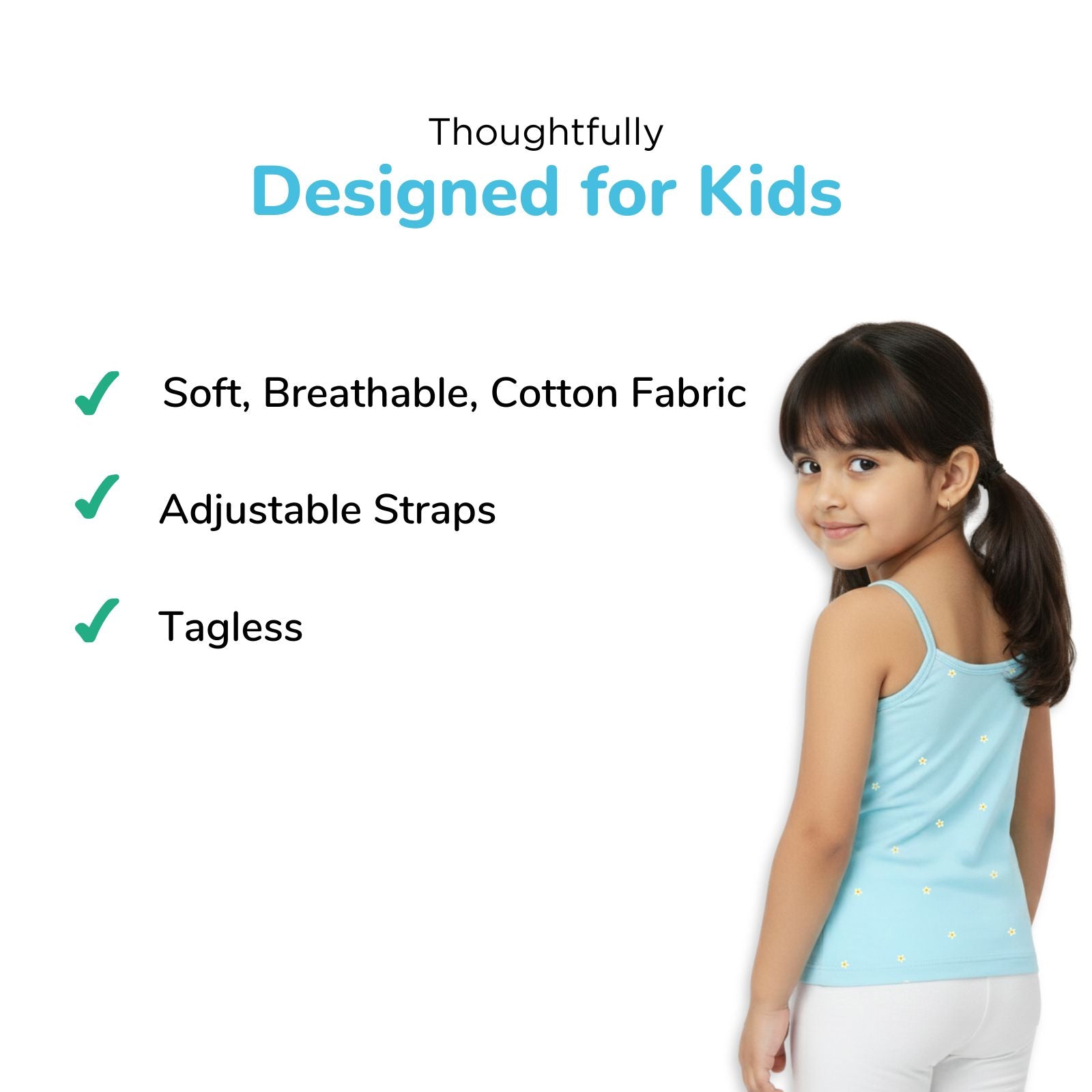 Blue Daisies, Lemon & Lavender 3-Pack Camisoles