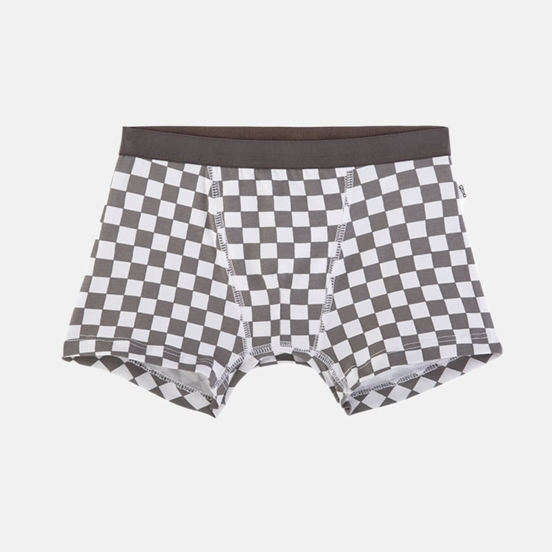 black and white checks trunk for boys by Plan B