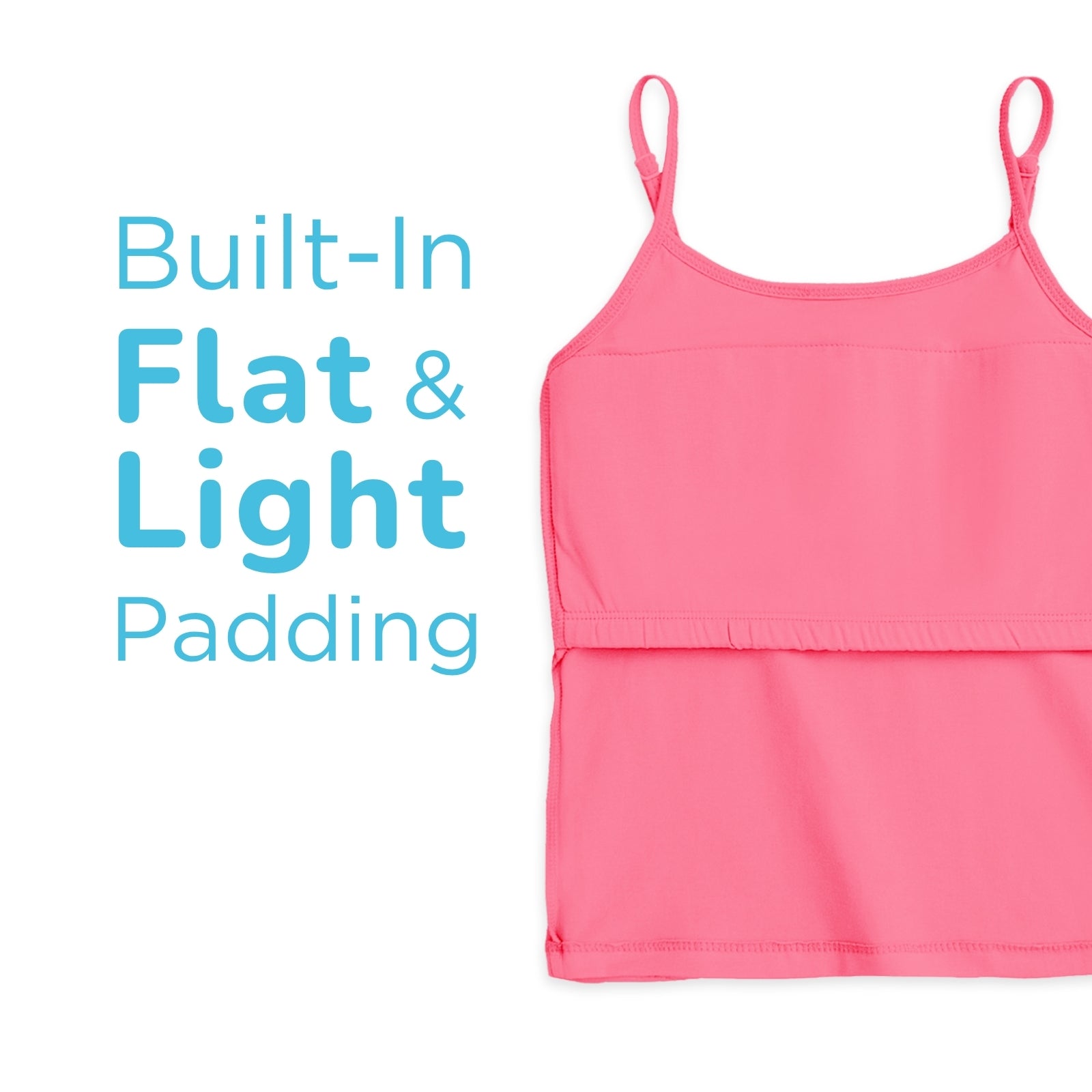 Bubblegum Padded Camisoles