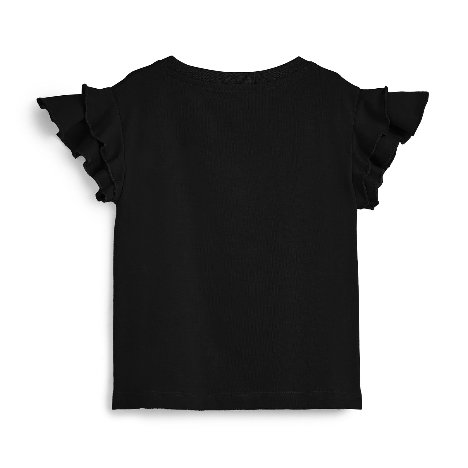 Black Pastry Frill T-shirt