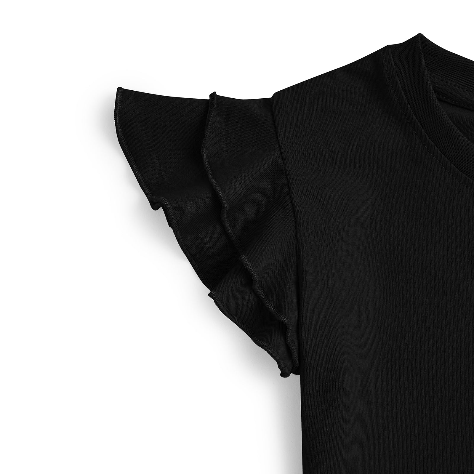 Black Pastry Frill T-shirt
