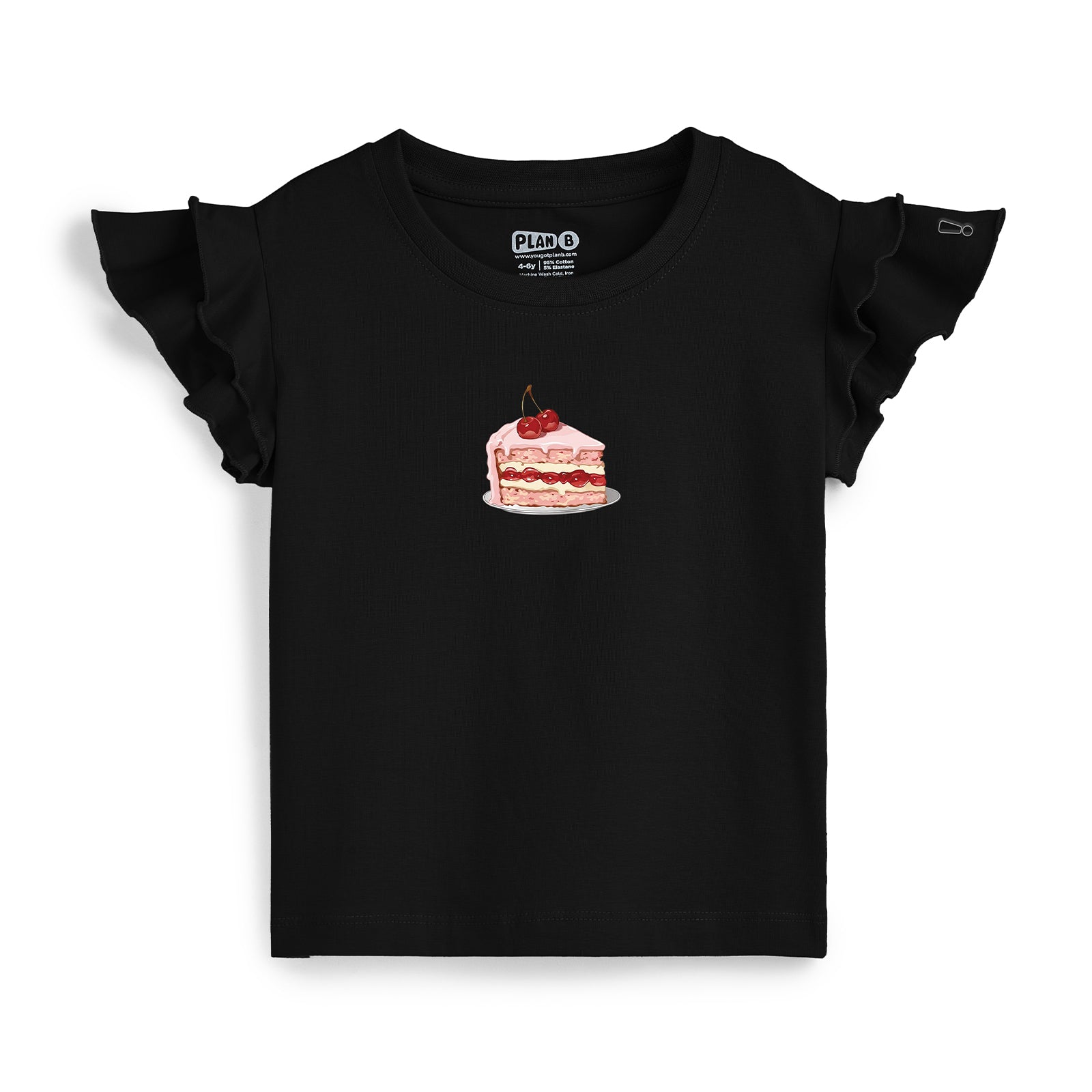 Houndstooth Skeggings & Black Pastry T-shirt Set