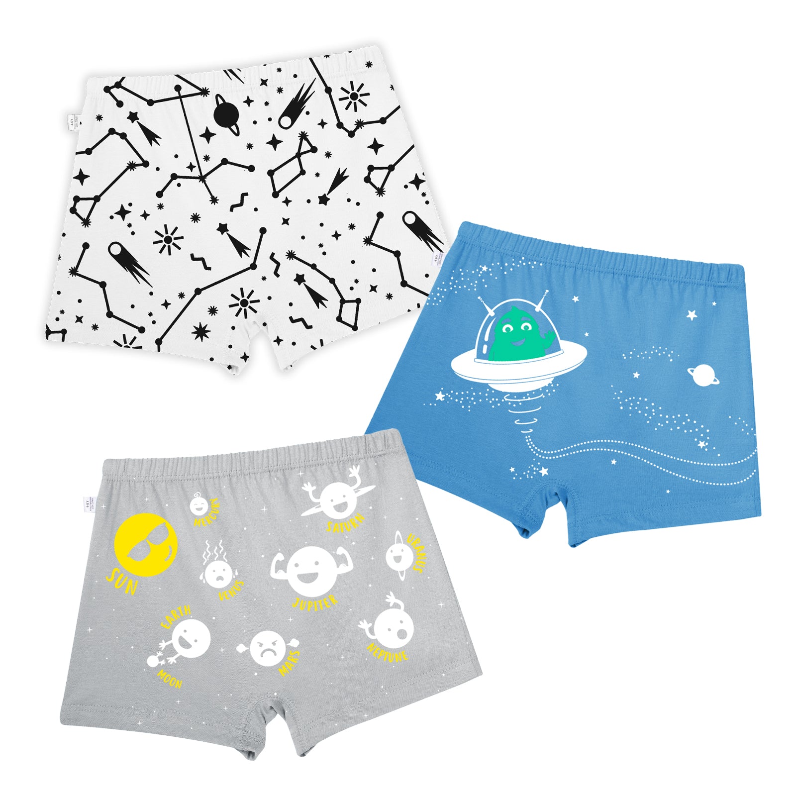 Spaced Out 3-Pack Boy Boxers