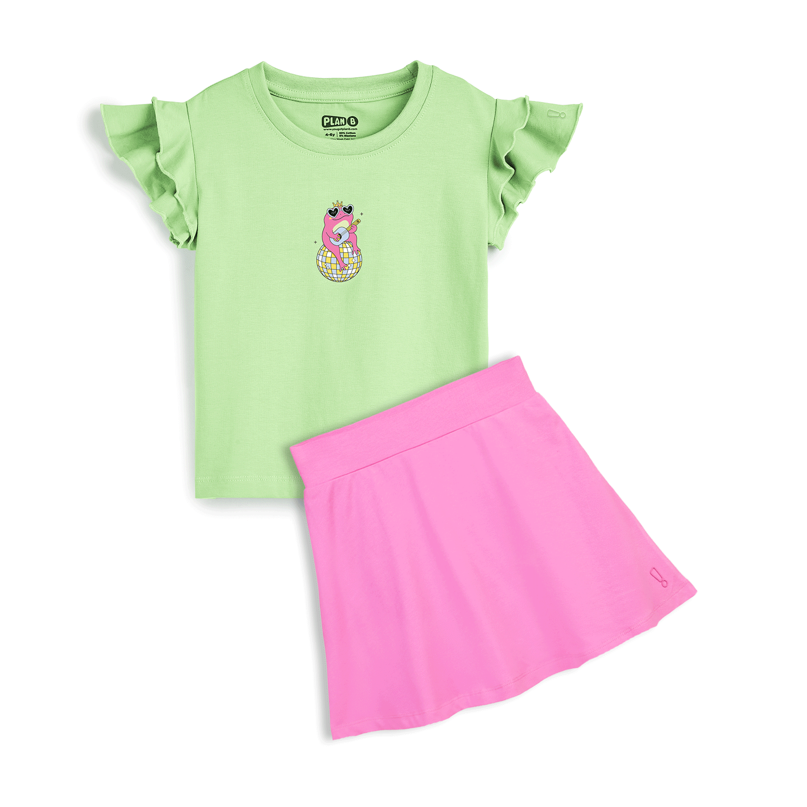 Froggy Skater Skirt & Top Set