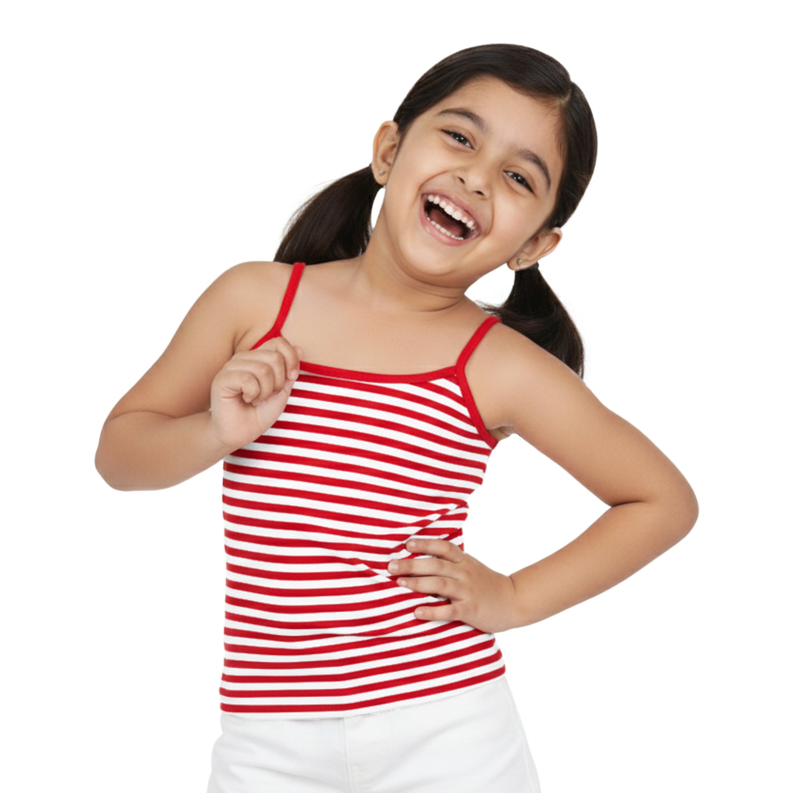 Red & White Striped Camisole